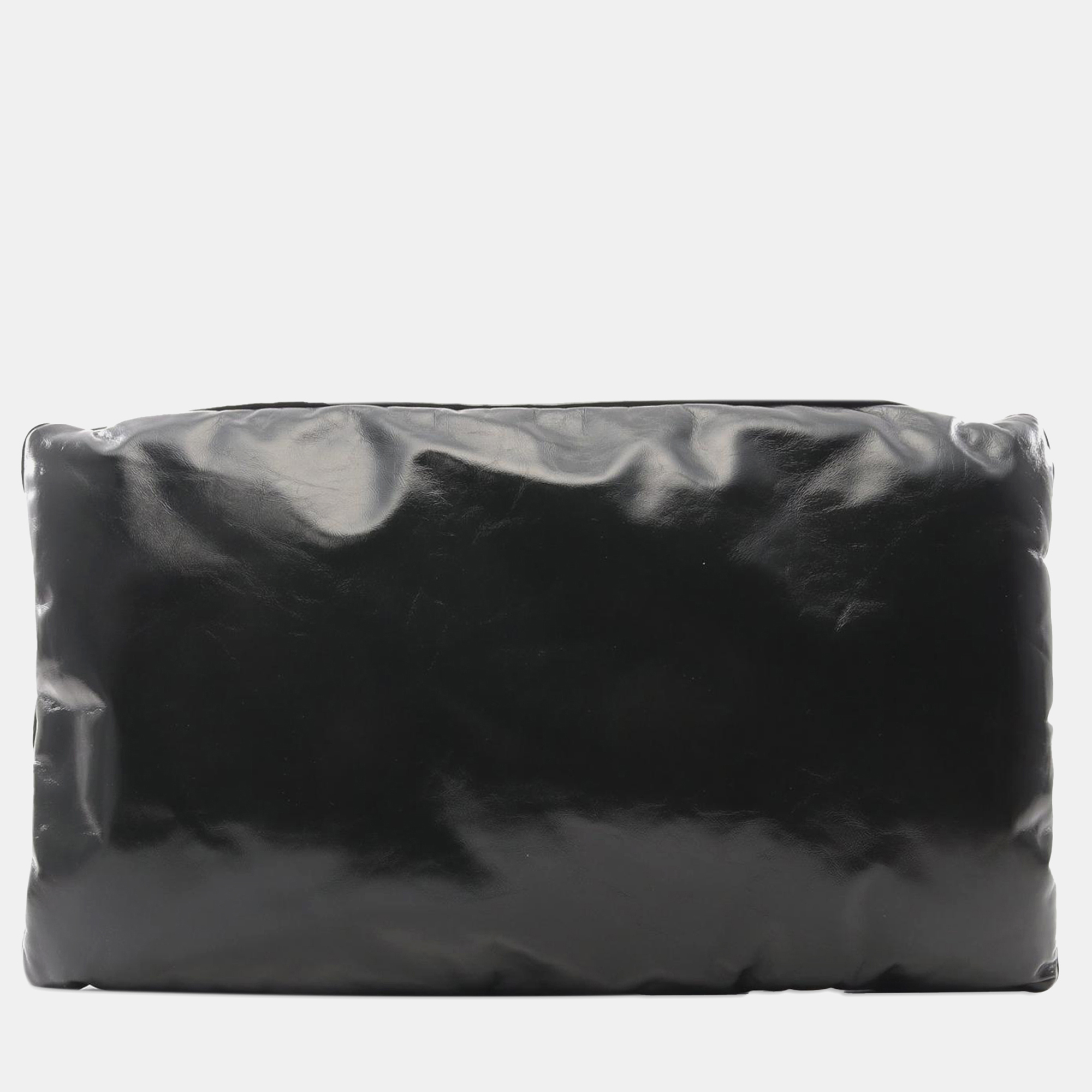 

Bottega Veneta Black Leather Pillow Clutch
