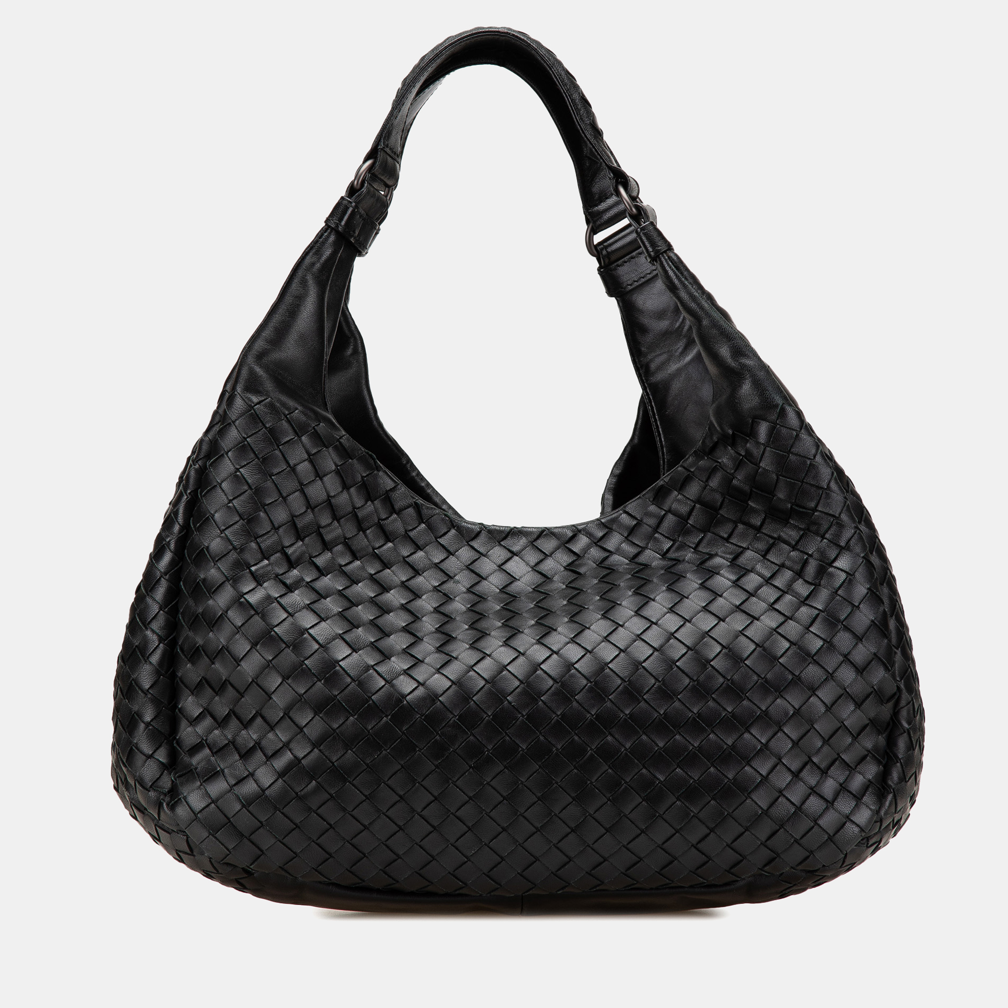 

Bottega Veneta Black Small Nappa Intrecciato Campana Hobo