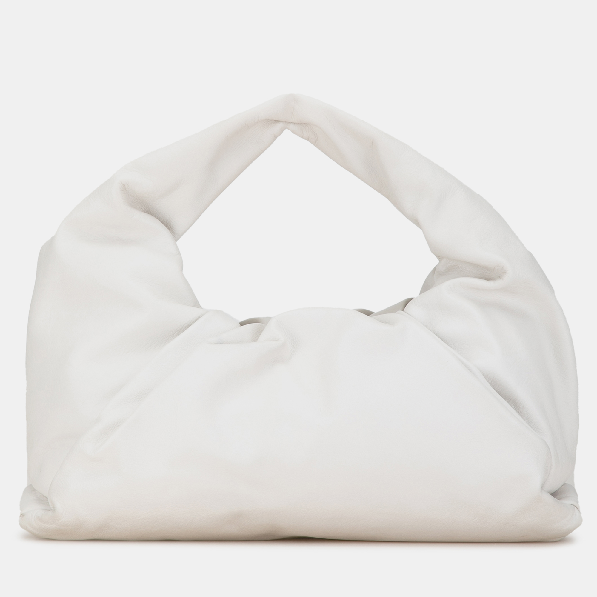 

Bottega Veneta White Lambskin The Shoulder Pouch