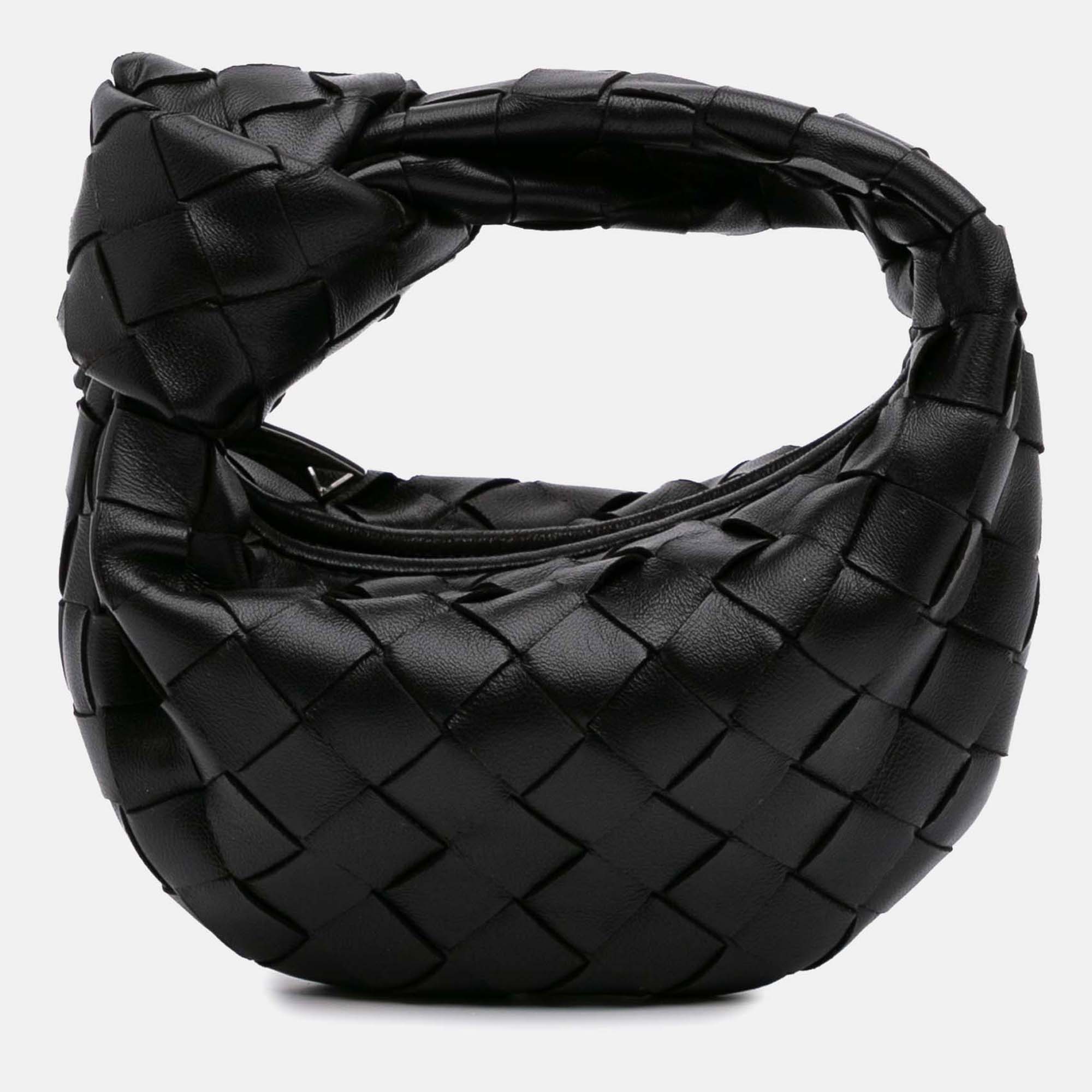 

Bottega Veneta Black Candy Nappa Intrecciato Jodie