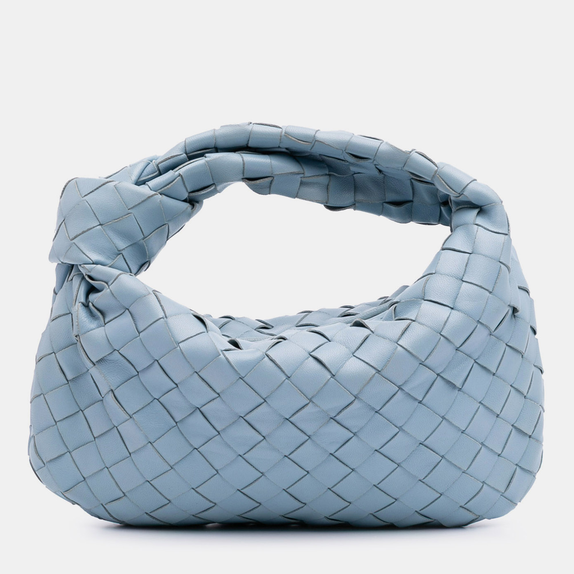 

Bottega Veneta Blue Mini Nappa Intrecciato Jodie