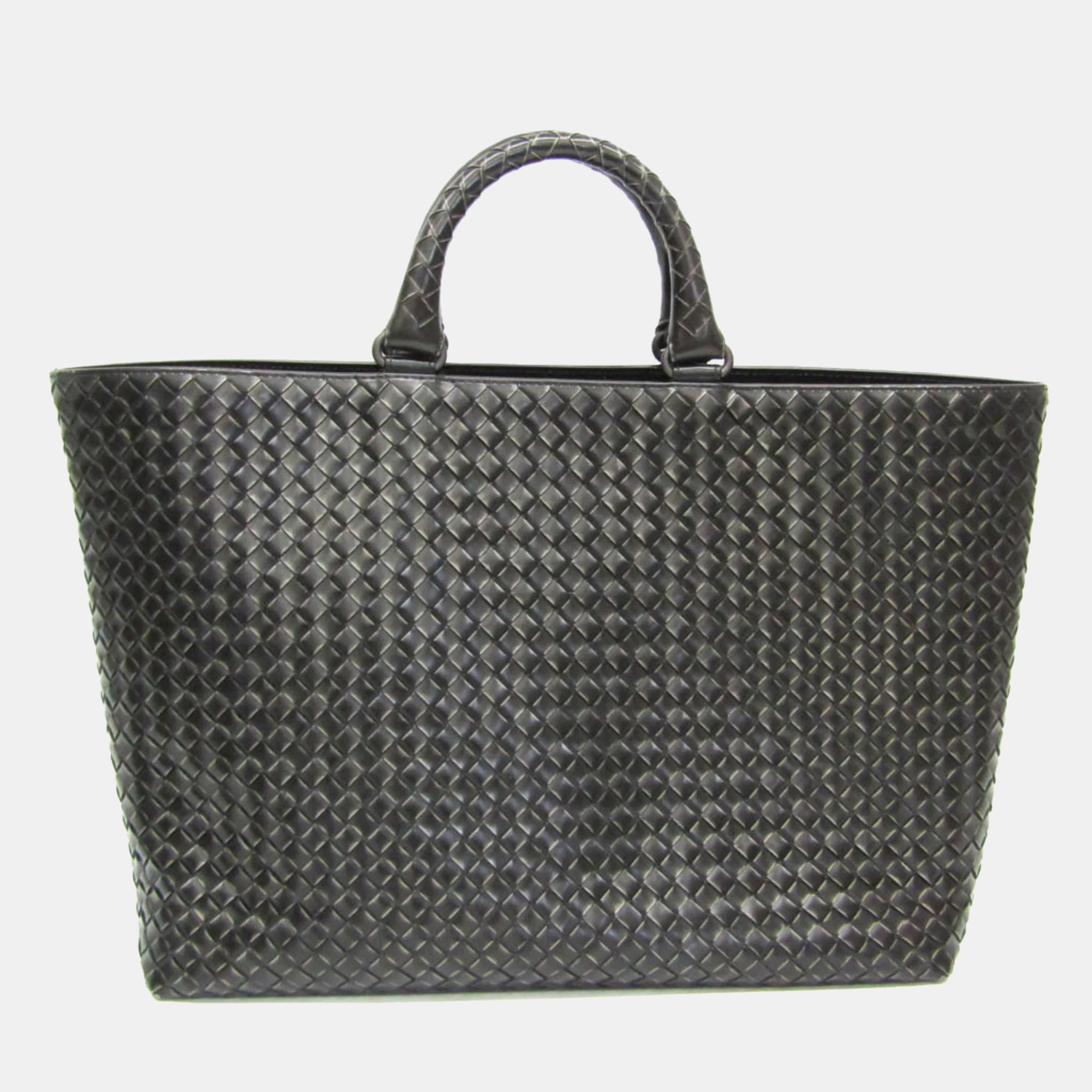 

Bottega Veneta Intrecciato Black Leather Handbag