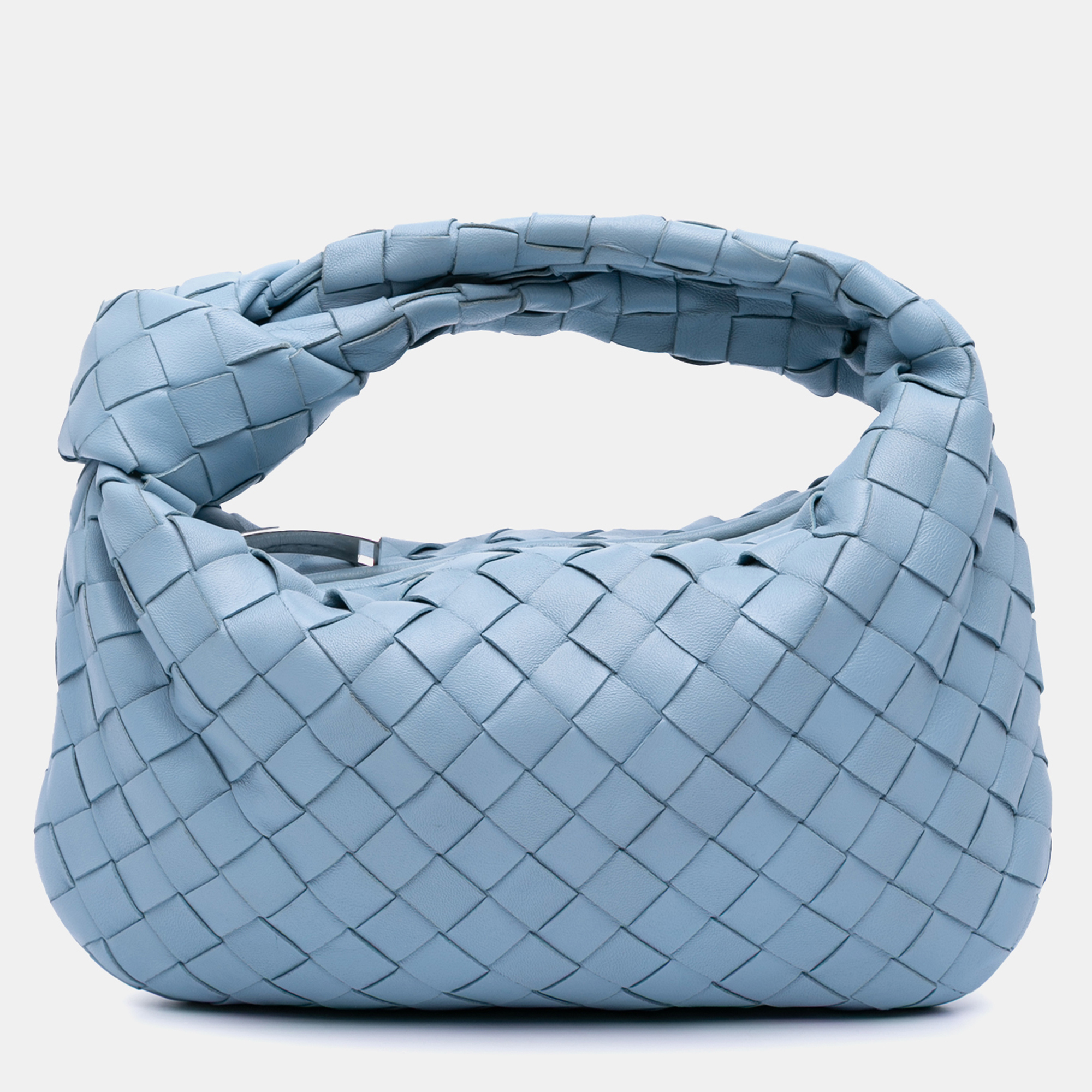 

Bottega Veneta Blue Mini Nappa Intrecciato Jodie