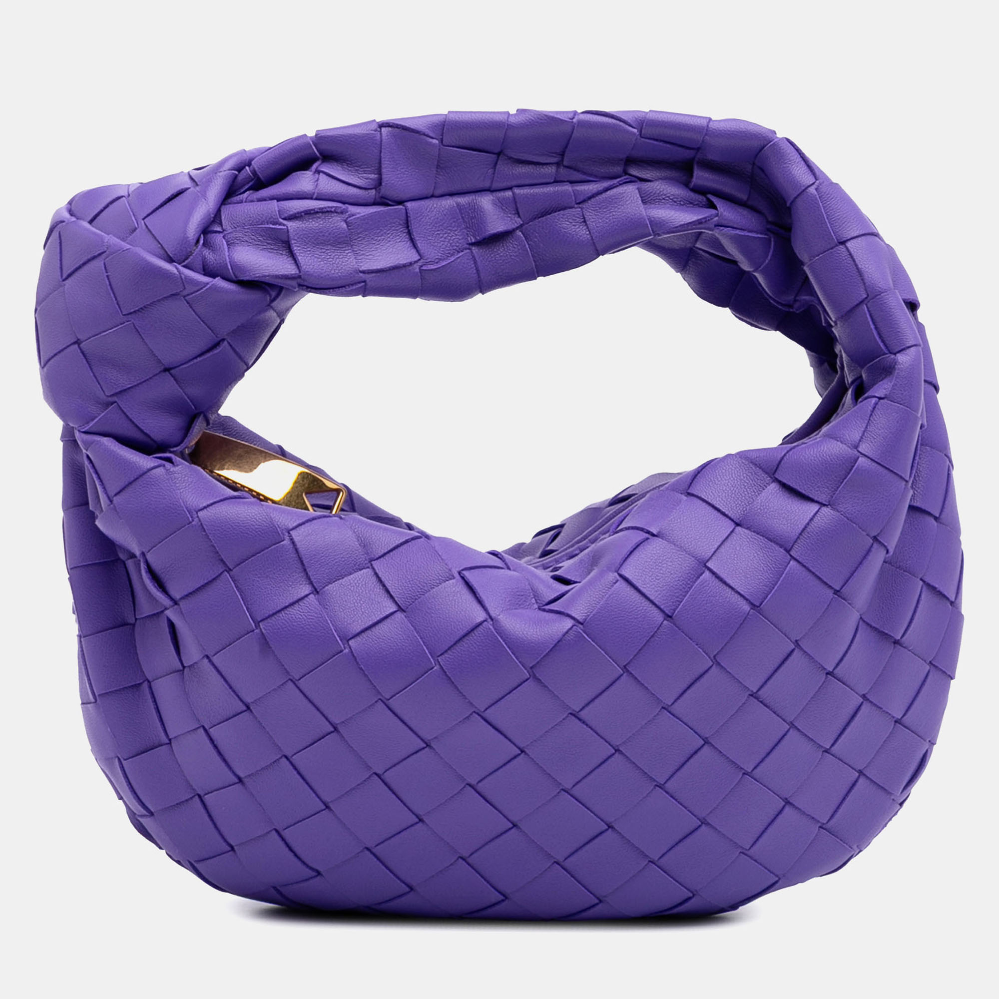 

Bottega Veneta Purple Mini Nappa Intrecciato Jodie