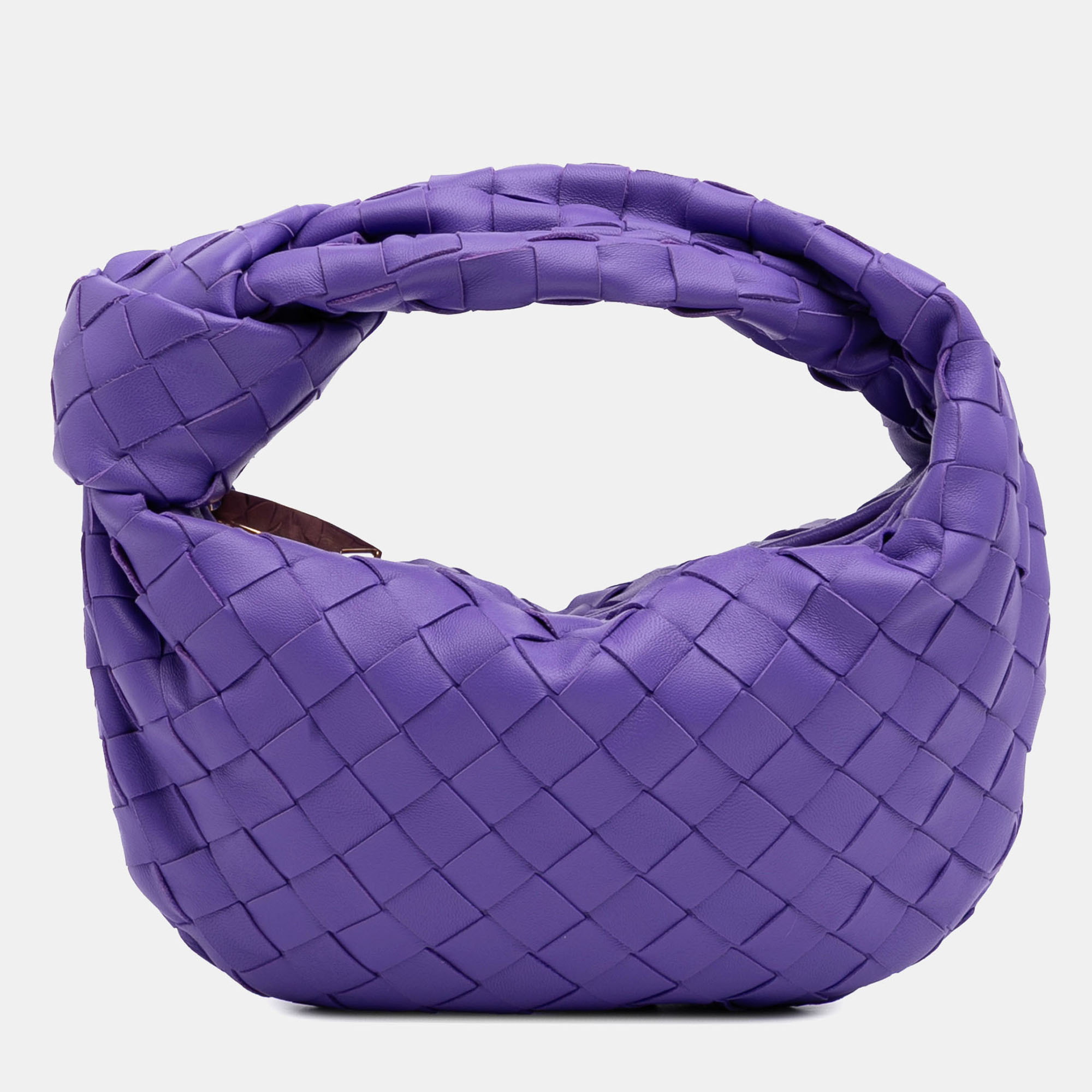 

Bottega Veneta Purple Mini Nappa Intrecciato Jodie