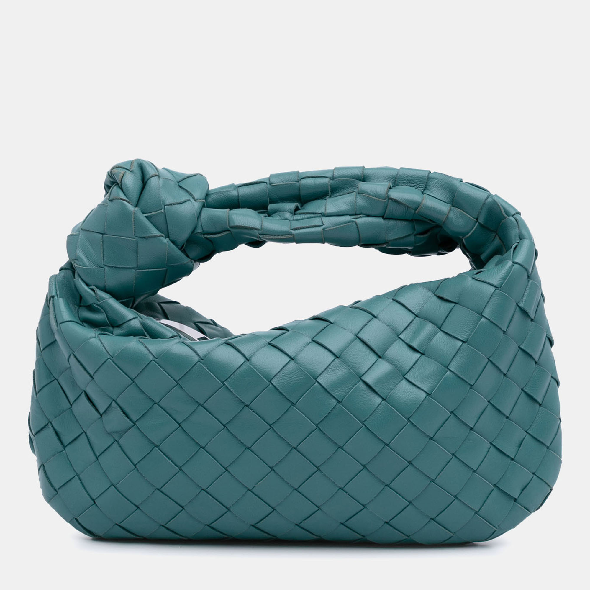 

Bottega Veneta Blue Mini Nappa Intrecciato Jodie