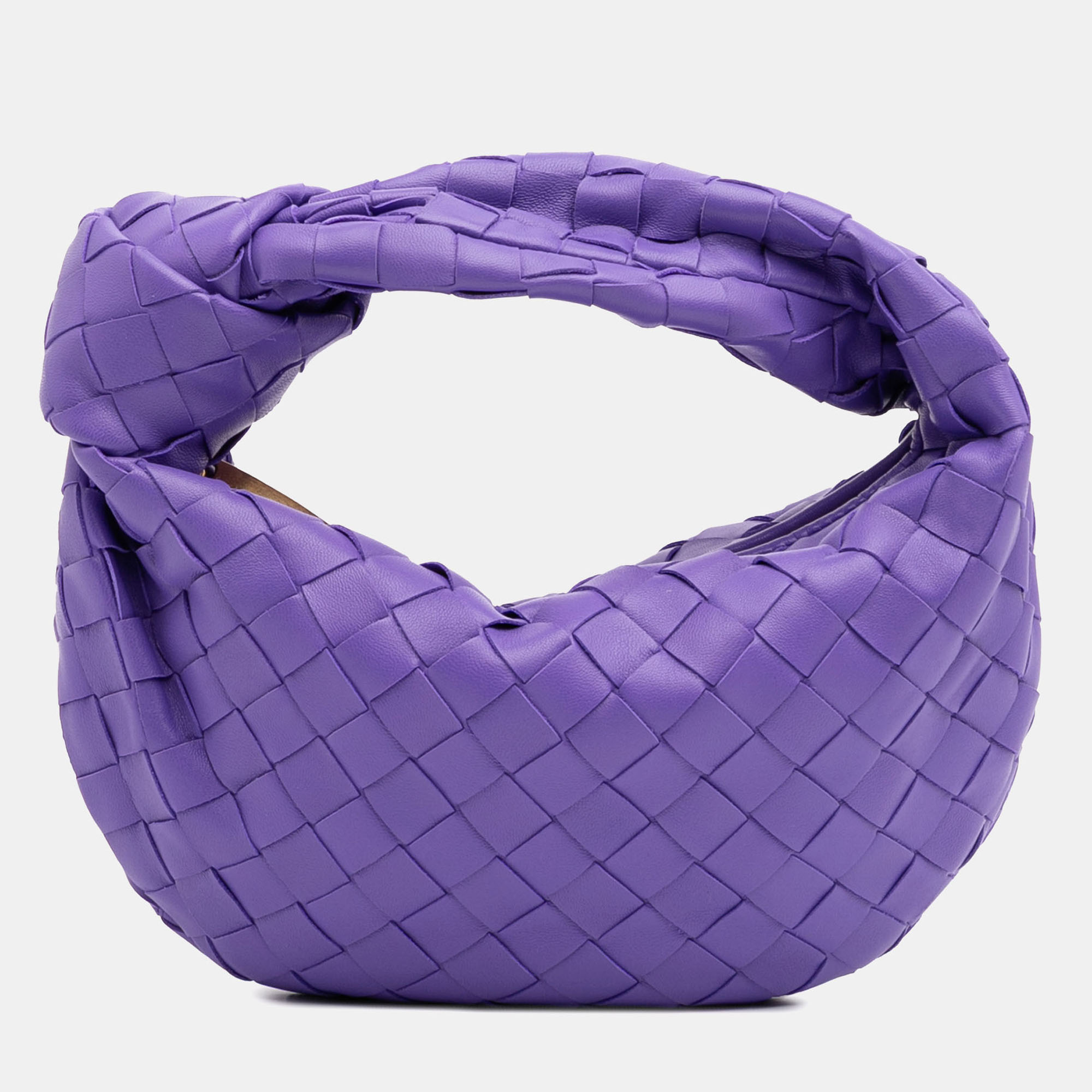 

Bottega Veneta Purple Mini Nappa Intrecciato Jodie