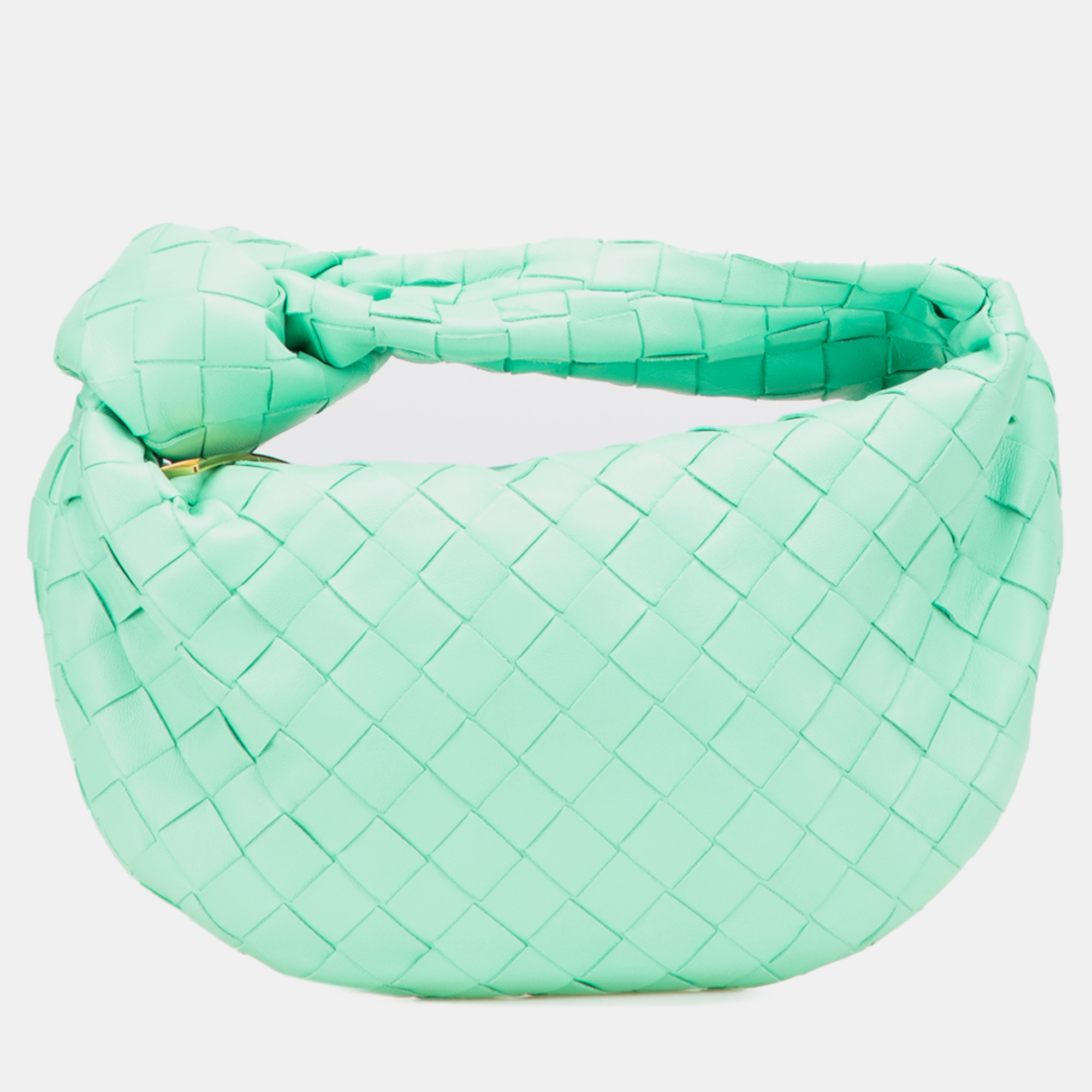 

Bottega Veneta Green Mini Nappa Intrecciato Jodie