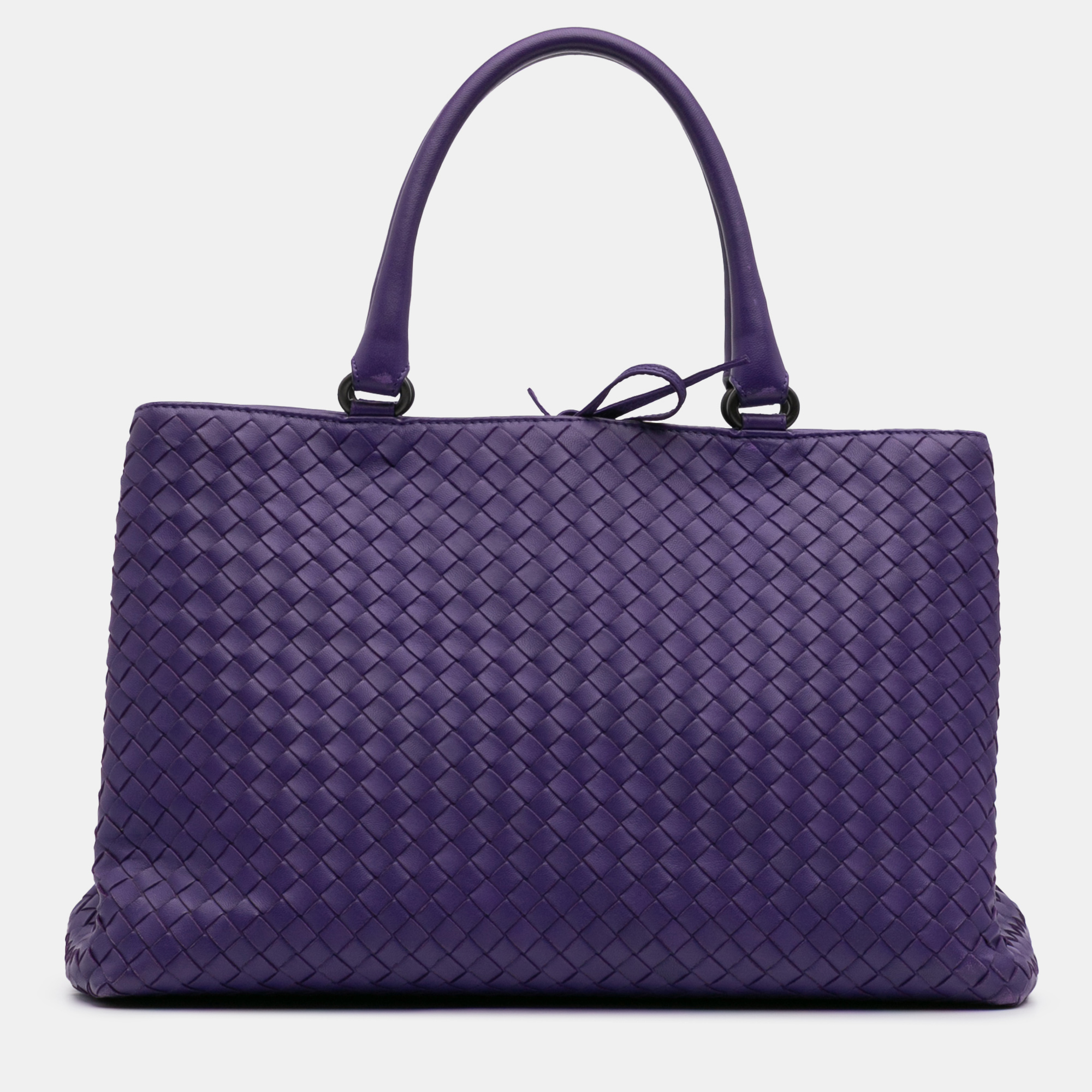 

Bottega Veneta Purple Nappa Intrecciato Milano Tote