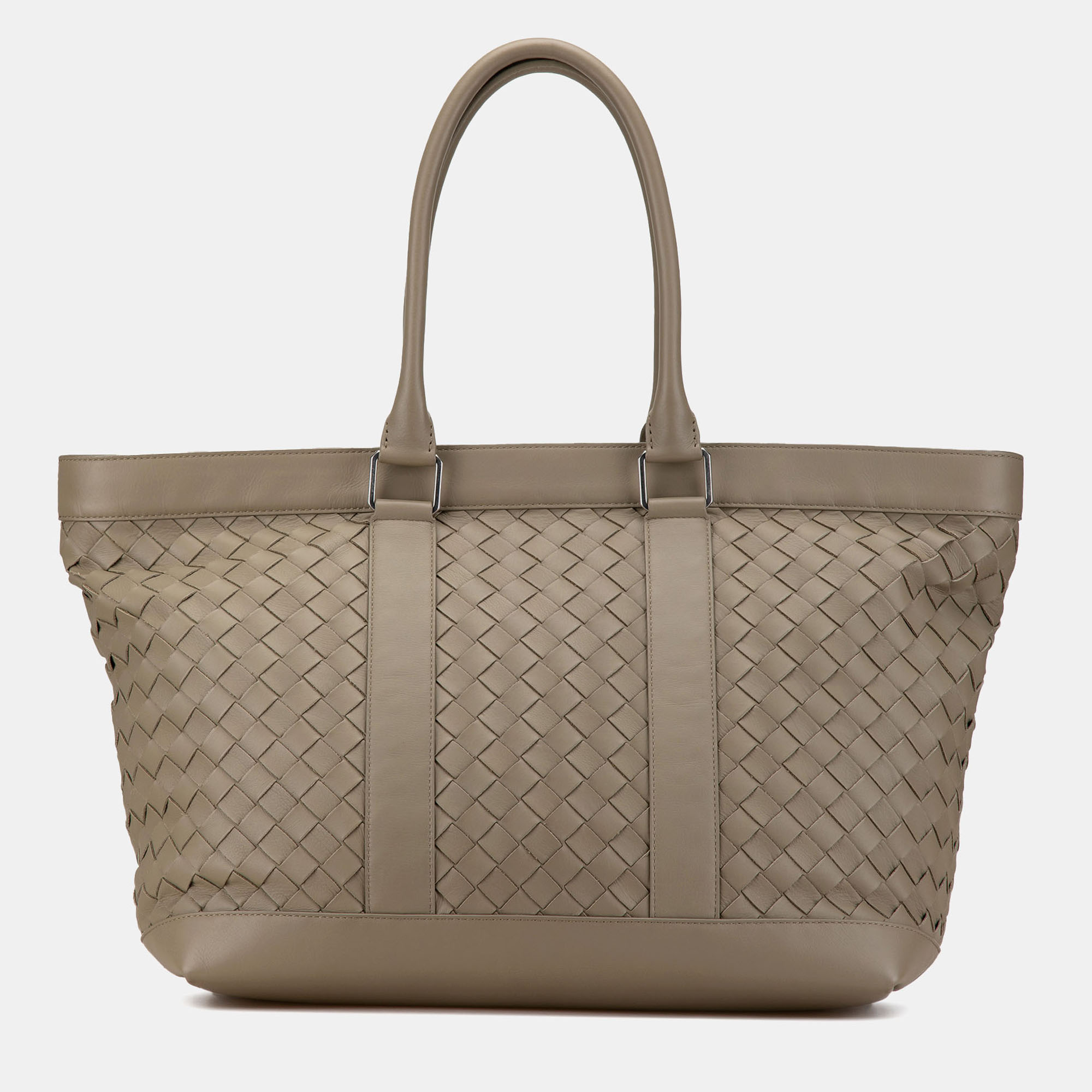 

Bottega Veneta Brown Nappa Intrecciato Tote