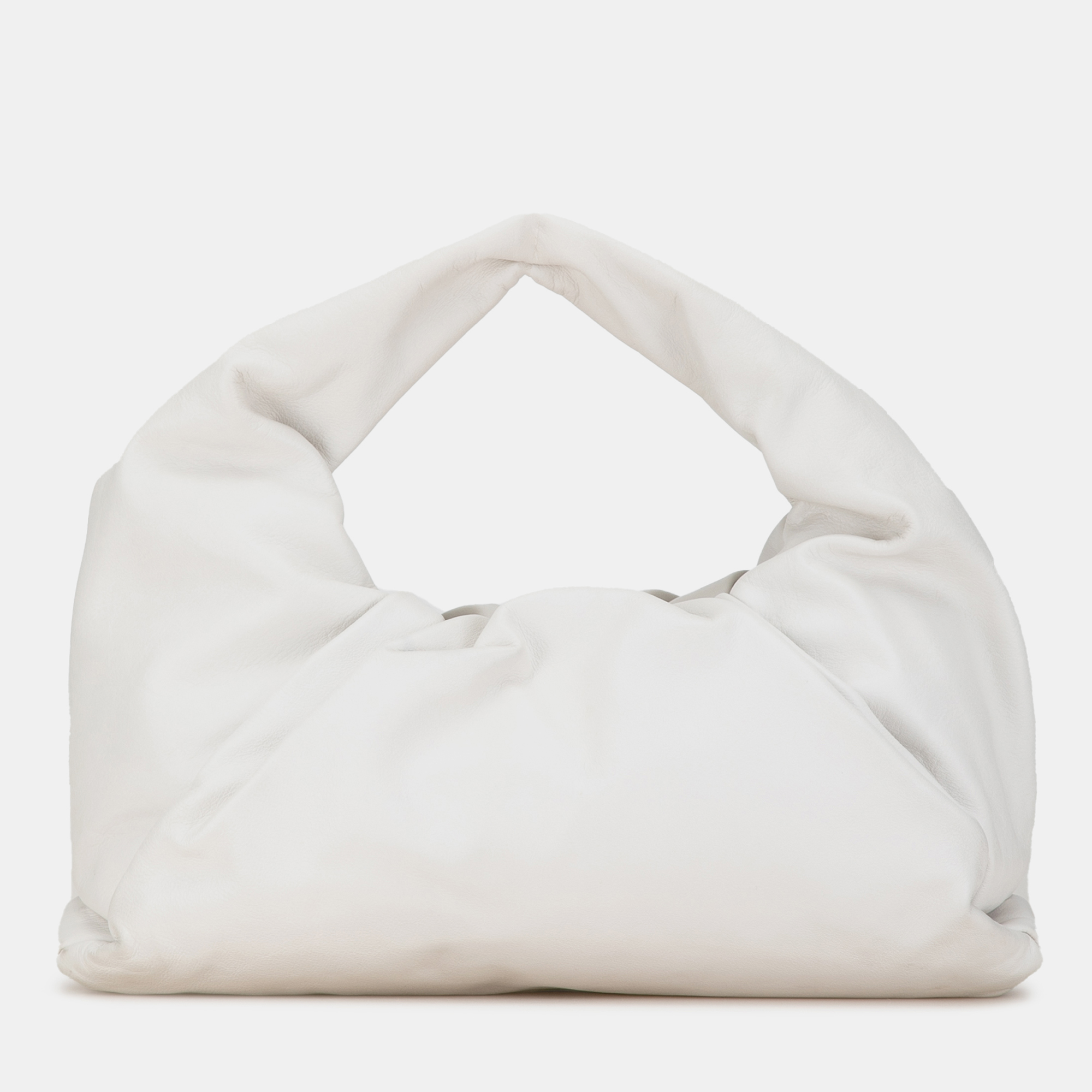 

Bottega Veneta White Lambskin The Shoulder Pouch