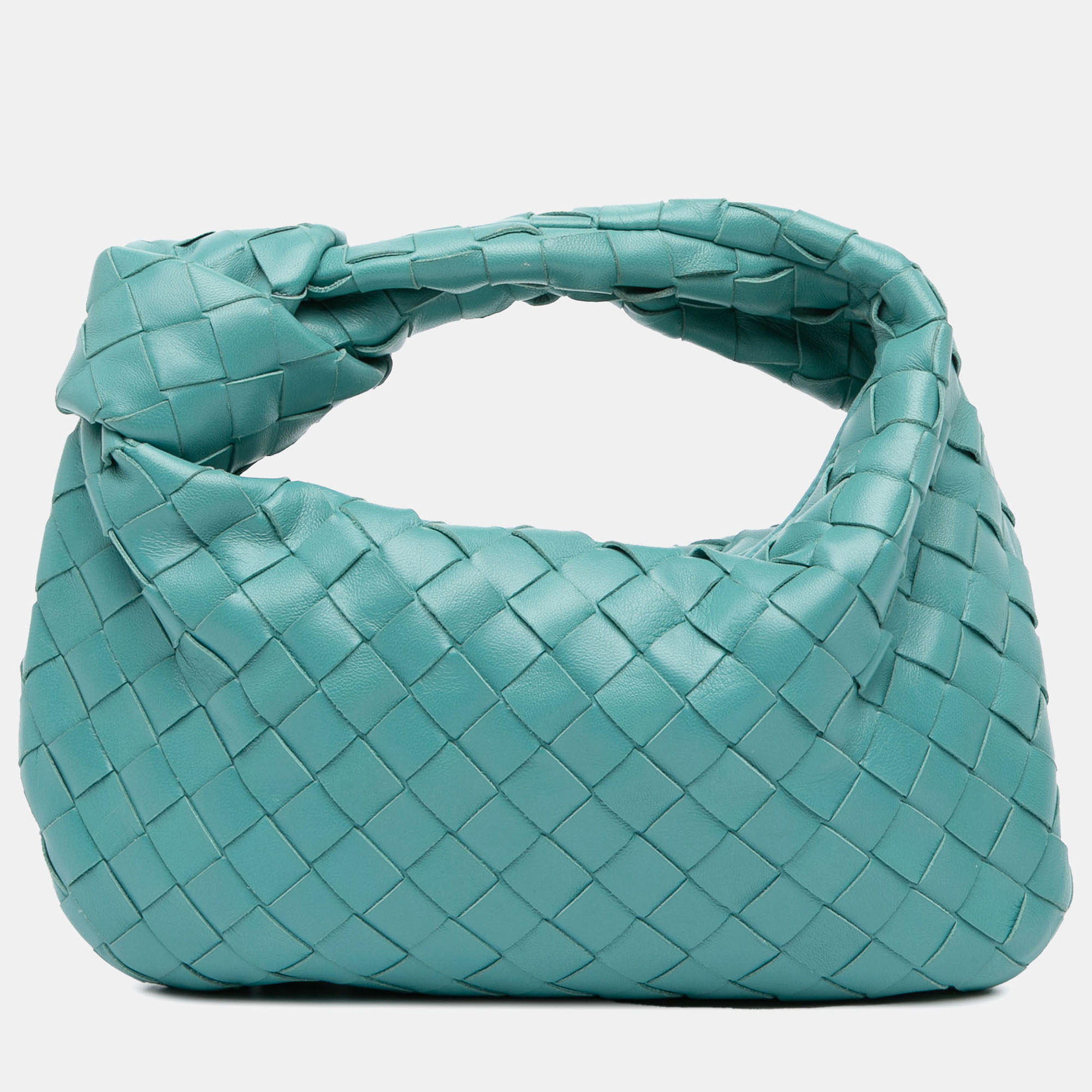 

Bottega Veneta Blue Mini Nappa Intrecciato Jodie