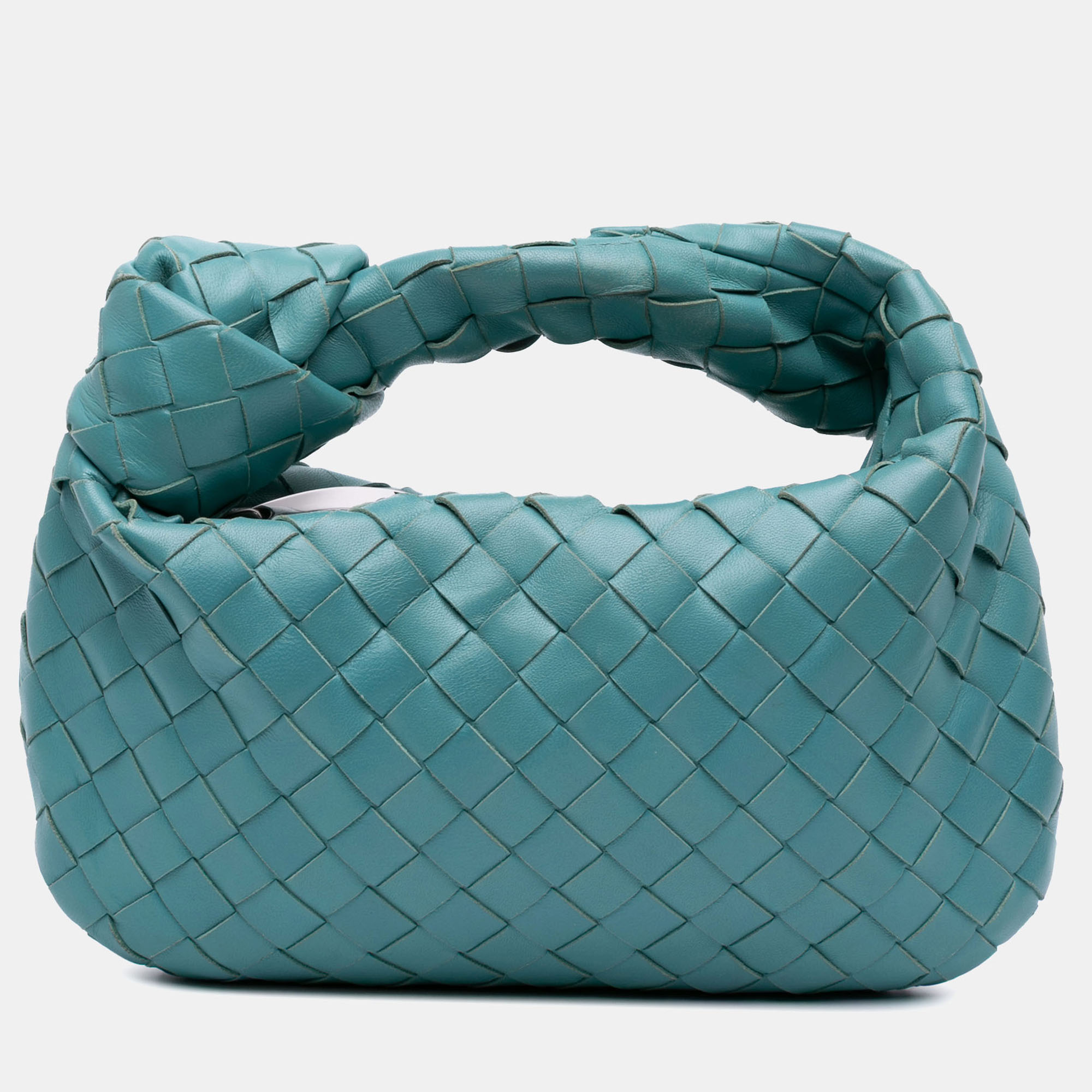 

Bottega Veneta Blue Mini Nappa Intrecciato Jodie