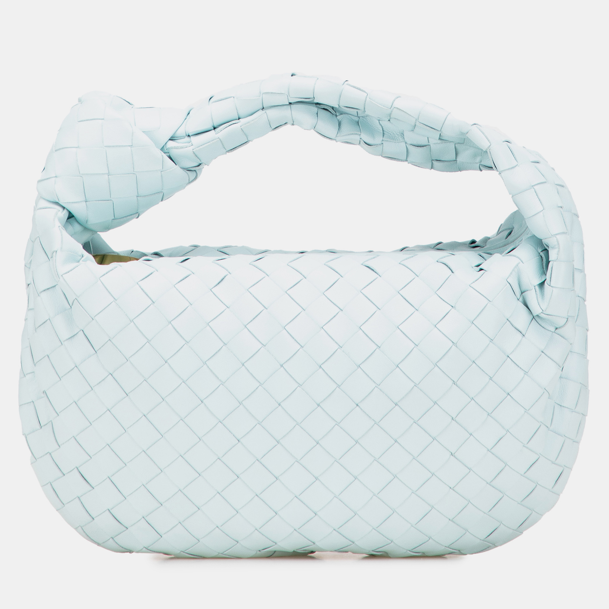 

Bottega Veneta Blue Teen Nappa Intrecciato Jodie
