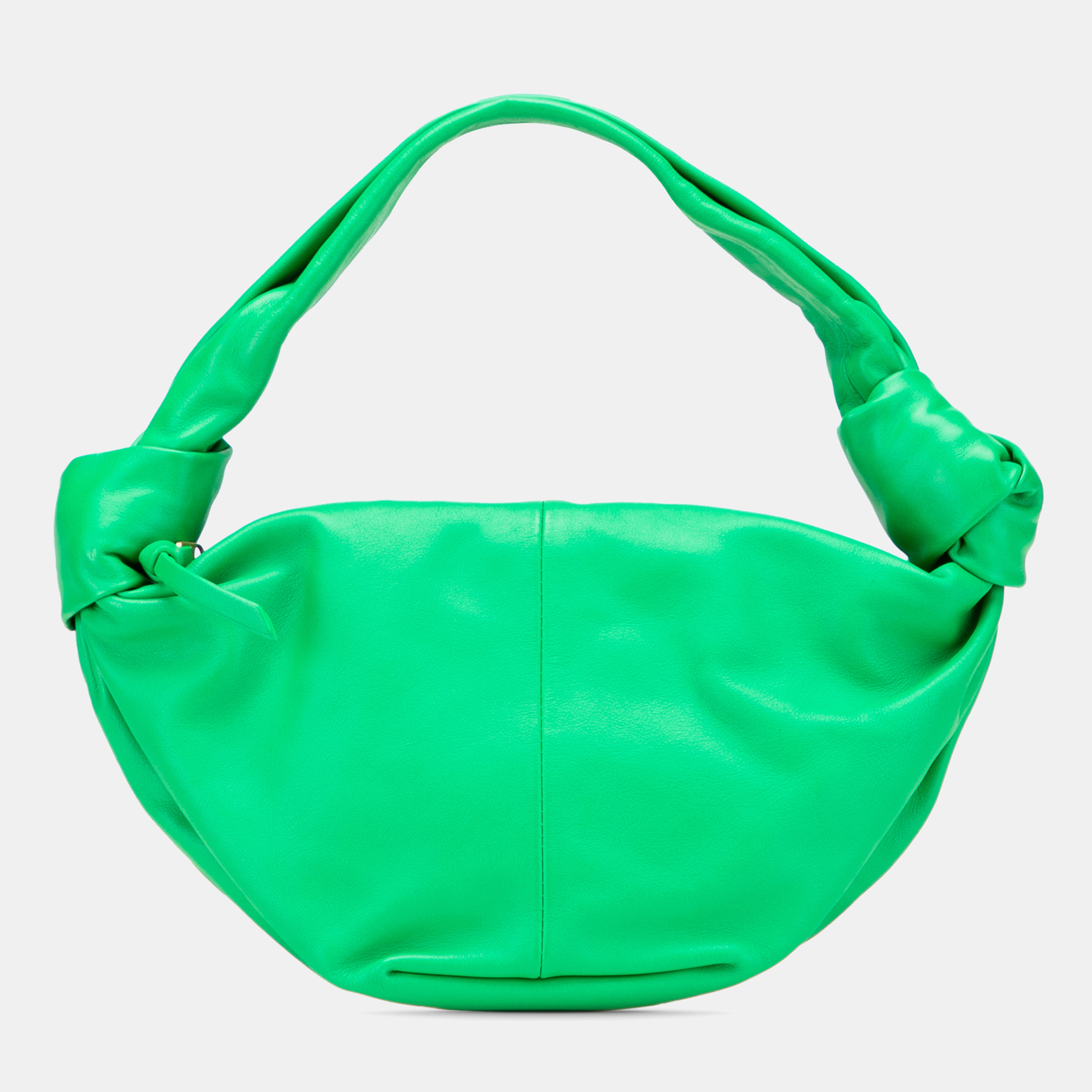 

Bottega Veneta Green Mini Nappa Double Knot Bag