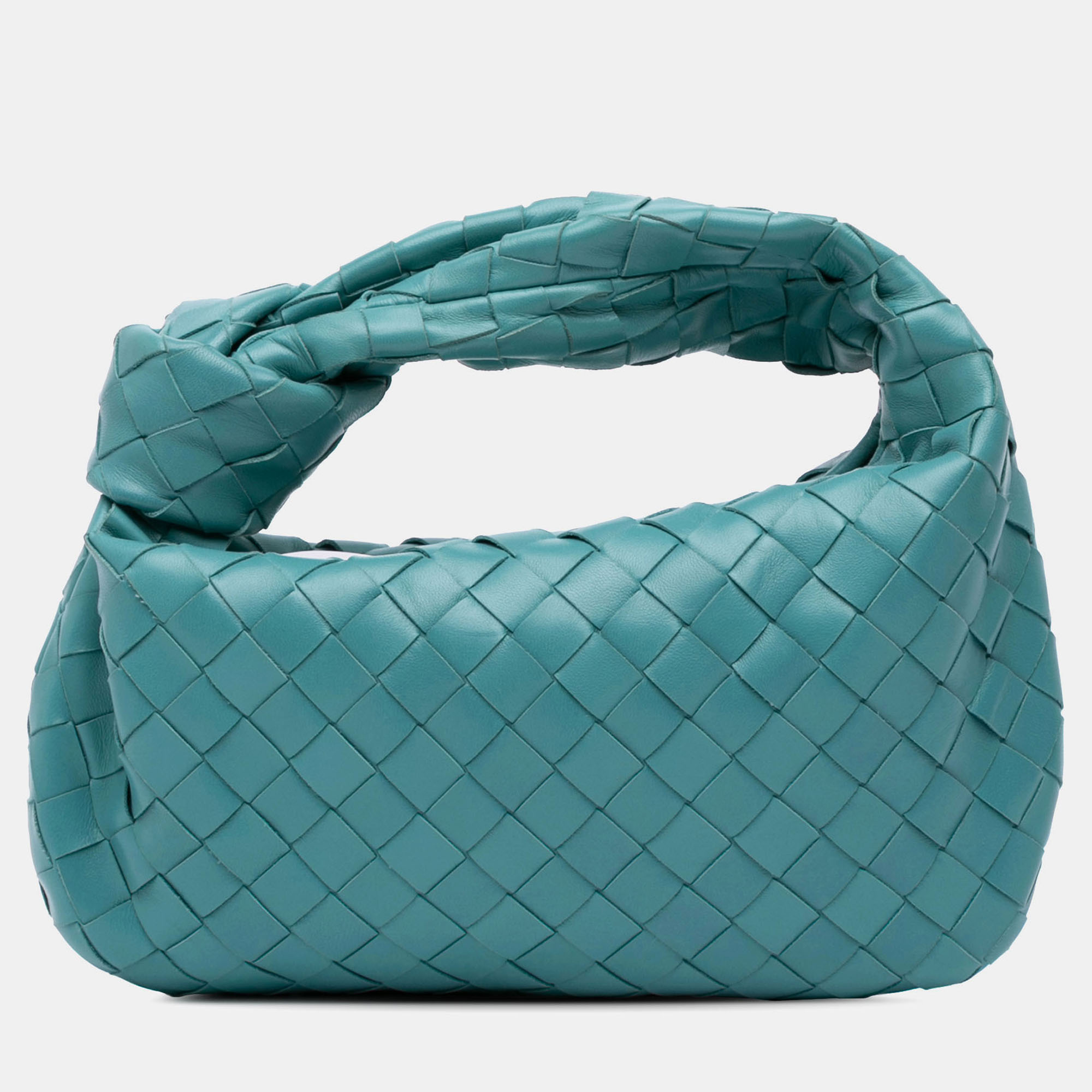 

Bottega Veneta Blue Mini Nappa Intrecciato Jodie