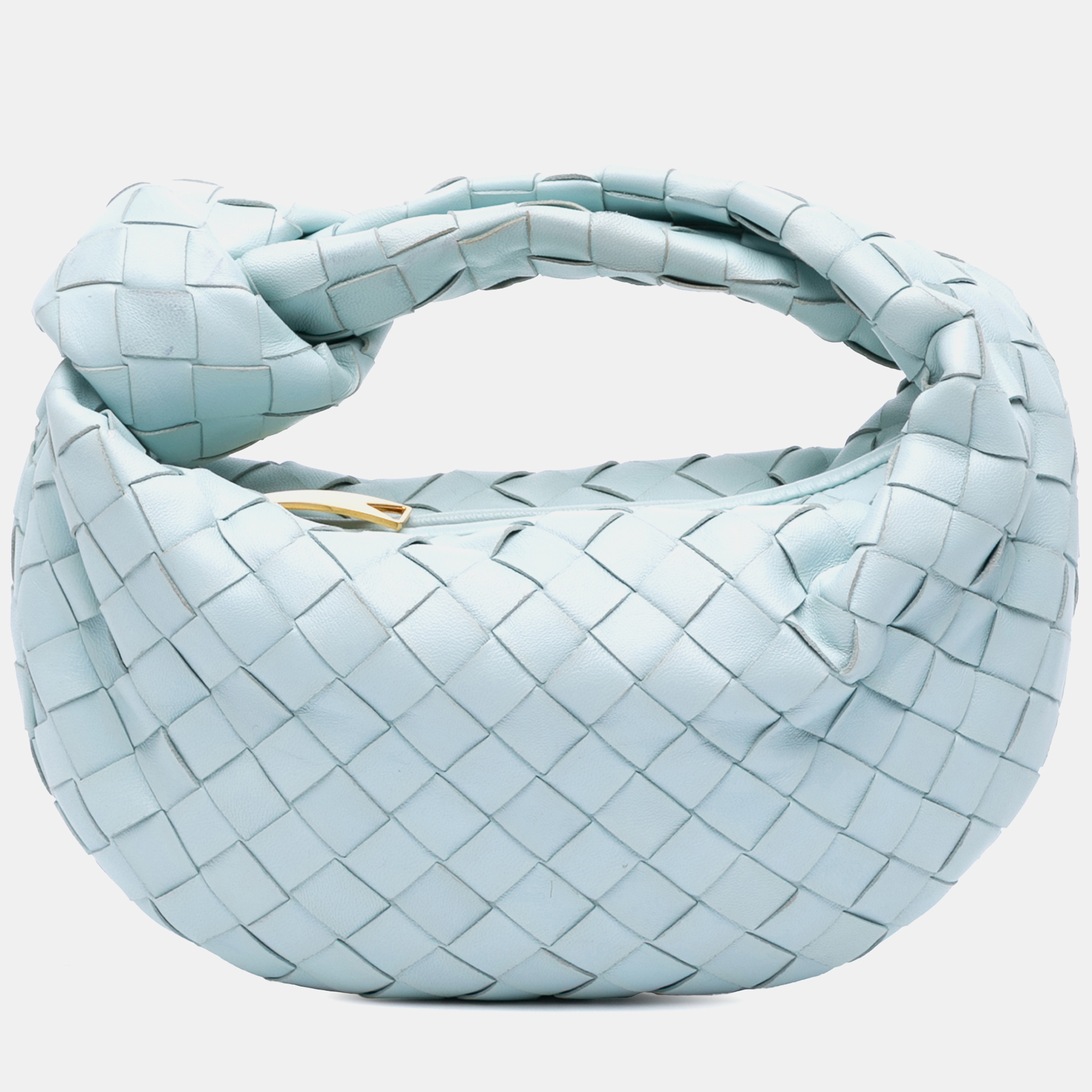 

Bottega Veneta Blue Mini Nappa Intrecciato Jodie