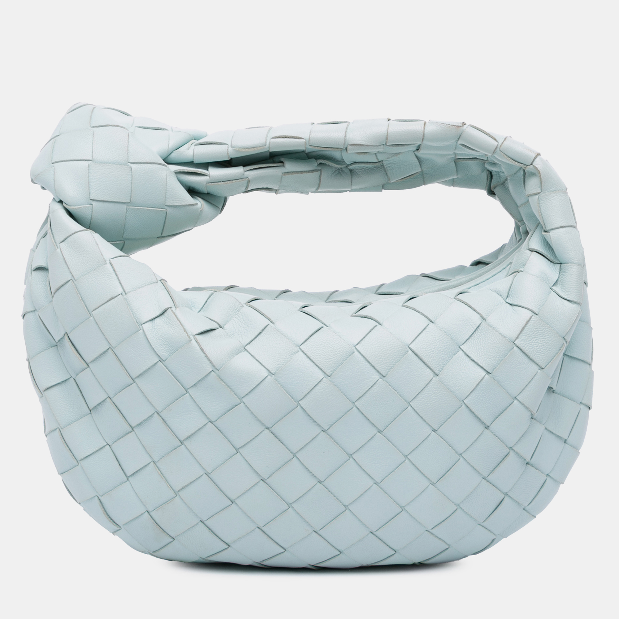 

Bottega Veneta Blue Mini Nappa Intrecciato Jodie