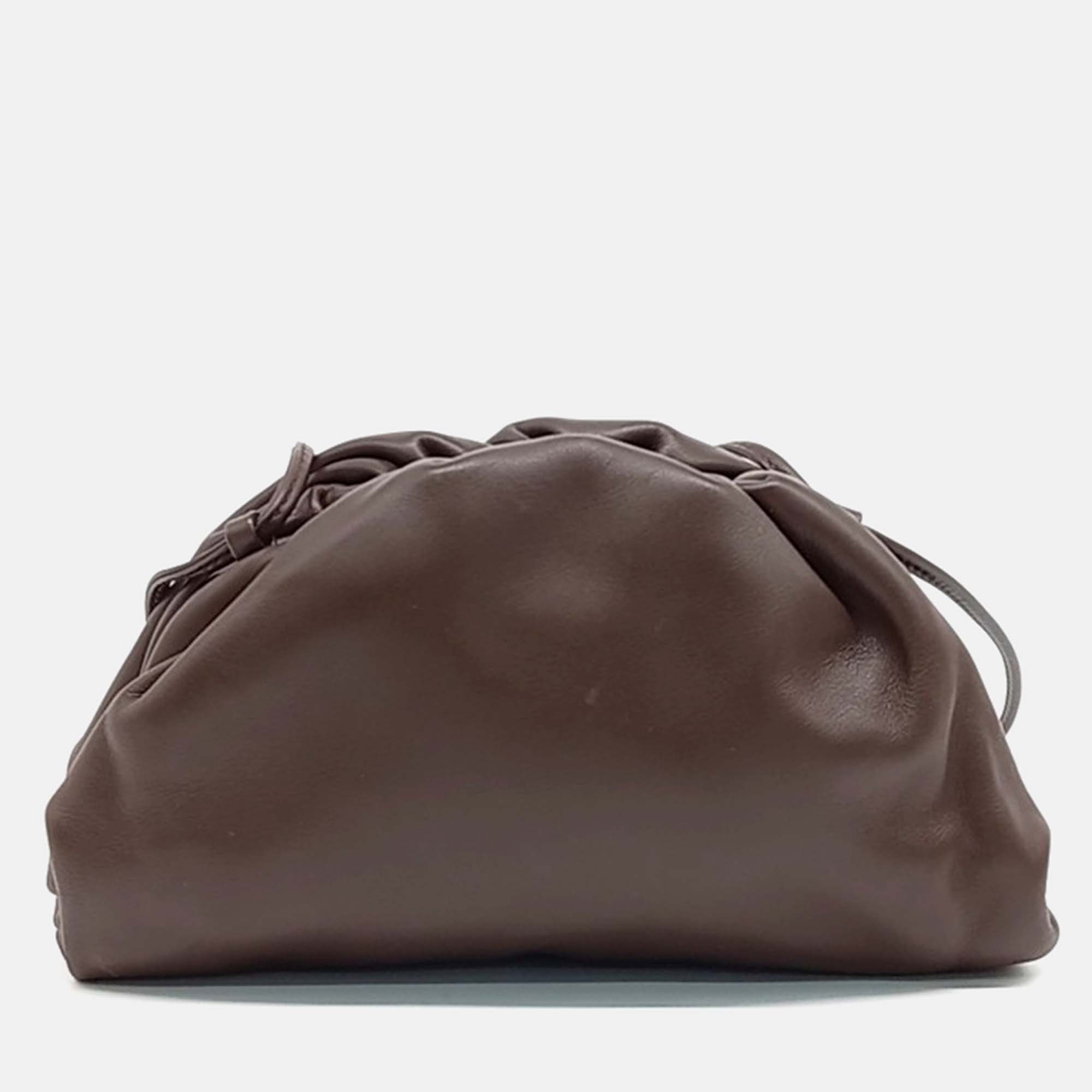 

Bottega Veneta Brown Leather Butter Calf Crossbody Bag