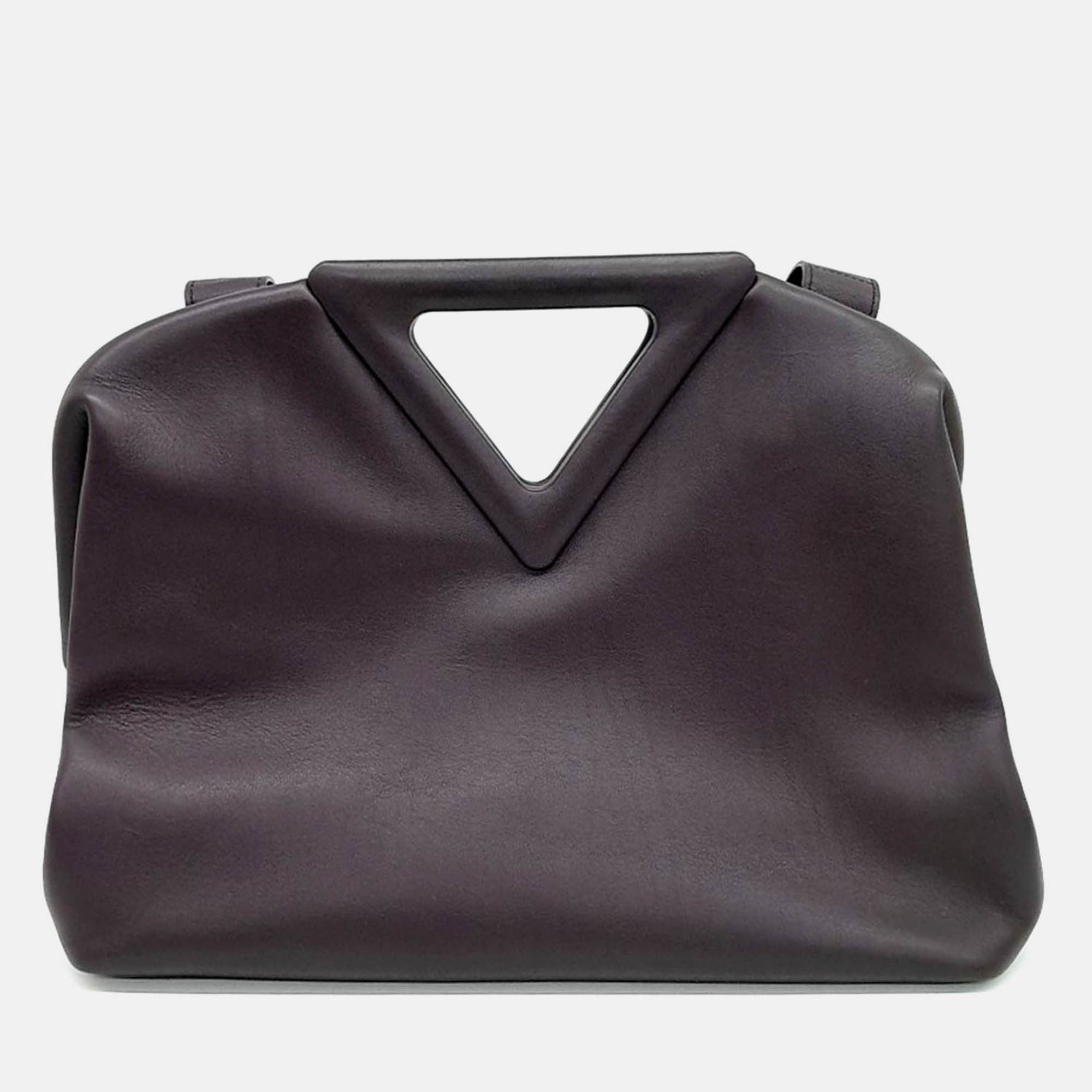 

Bottega Veneta Brown Leather Point Bag