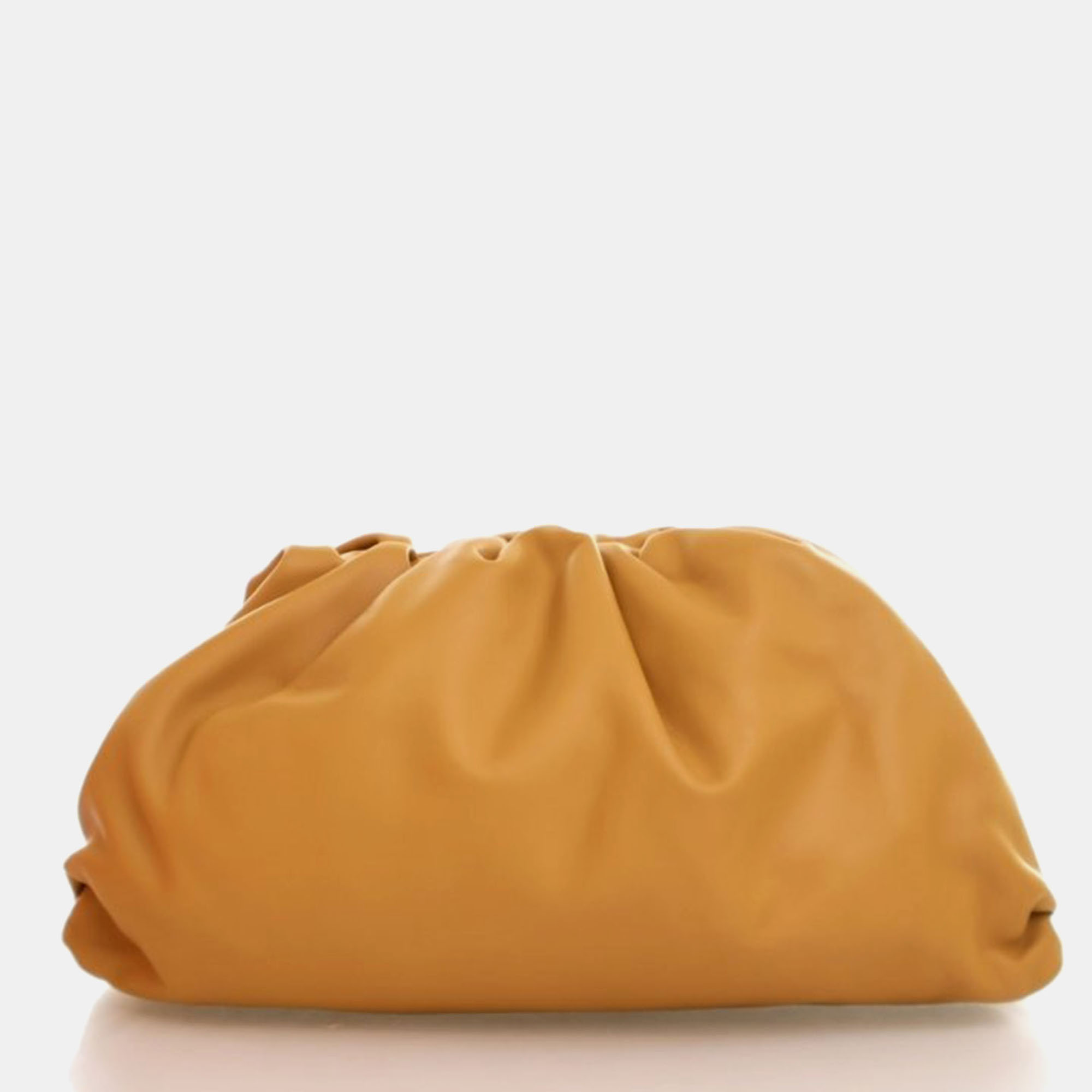 

Bottega Veneta Calfskin The Pouch, Yellow