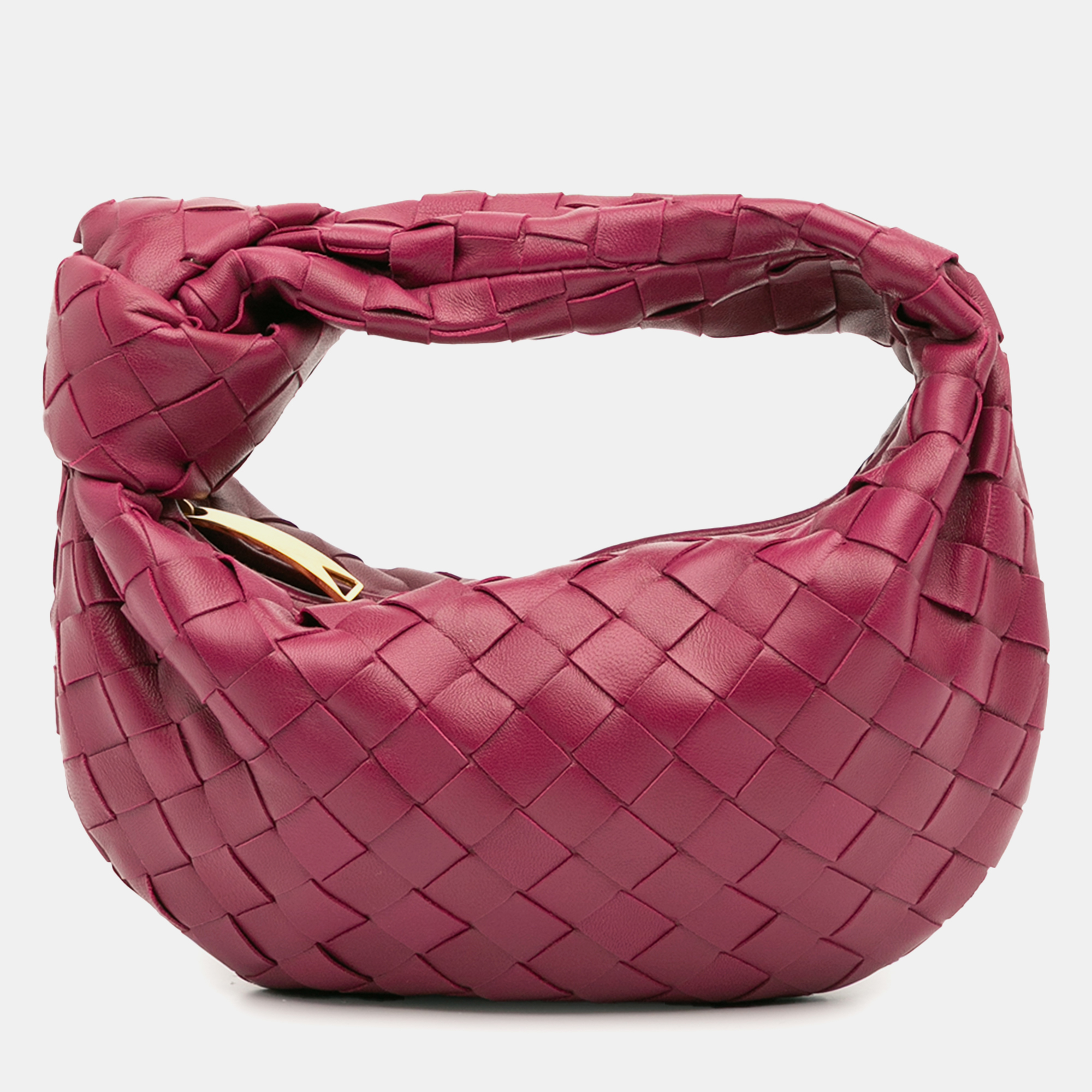 

Bottega Veneta Pink Mini Nappa Intrecciato Jodie