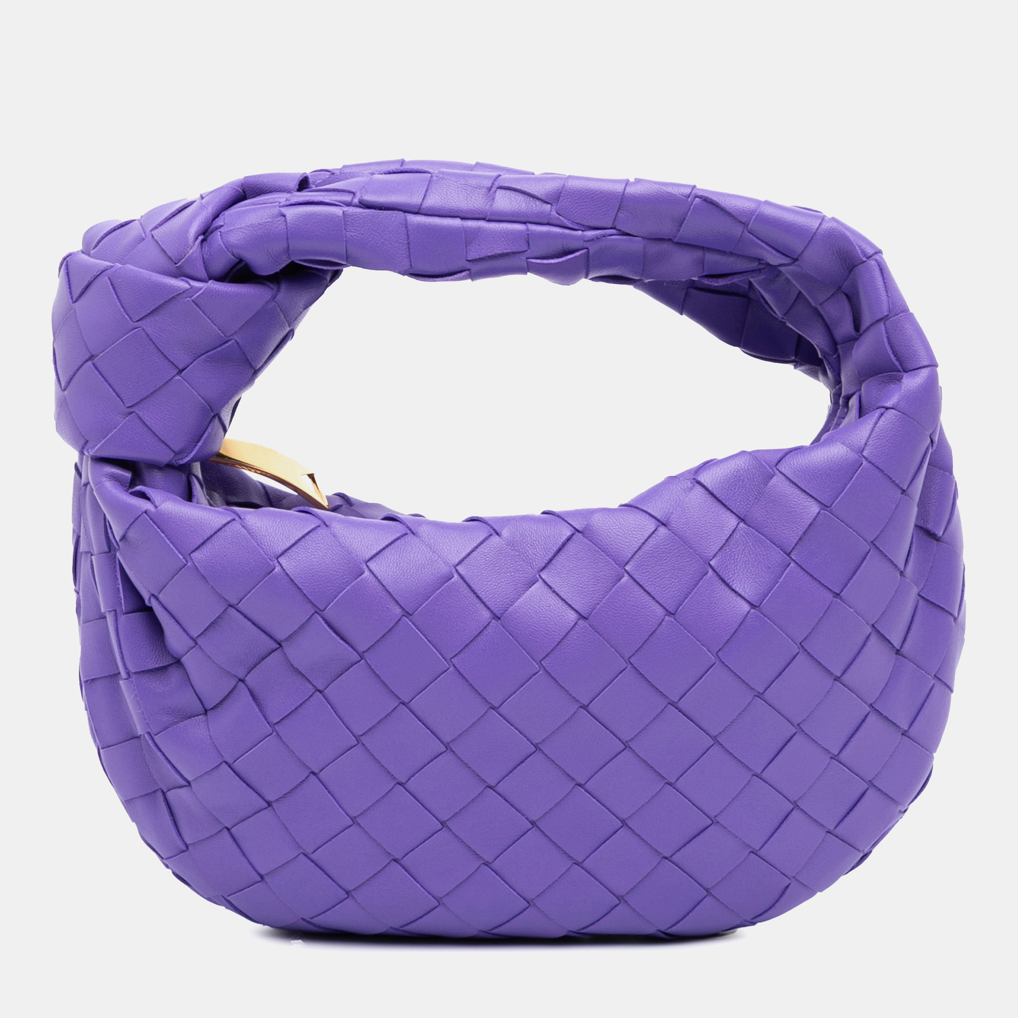 

Bottega Veneta Purple Mini Nappa Intrecciato Jodie