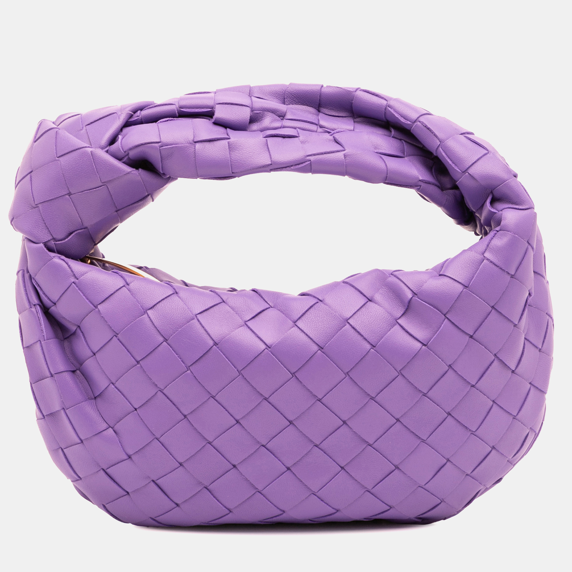 

Bottega Veneta Purple Mini Nappa Intrecciato Jodie
