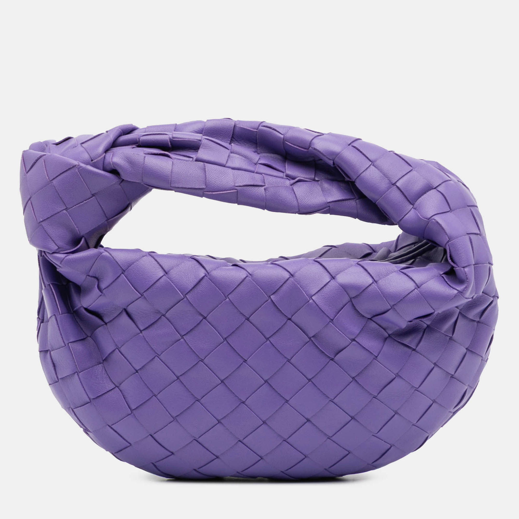

Bottega Veneta Mini Nappa Intrecciato Jodie, Purple