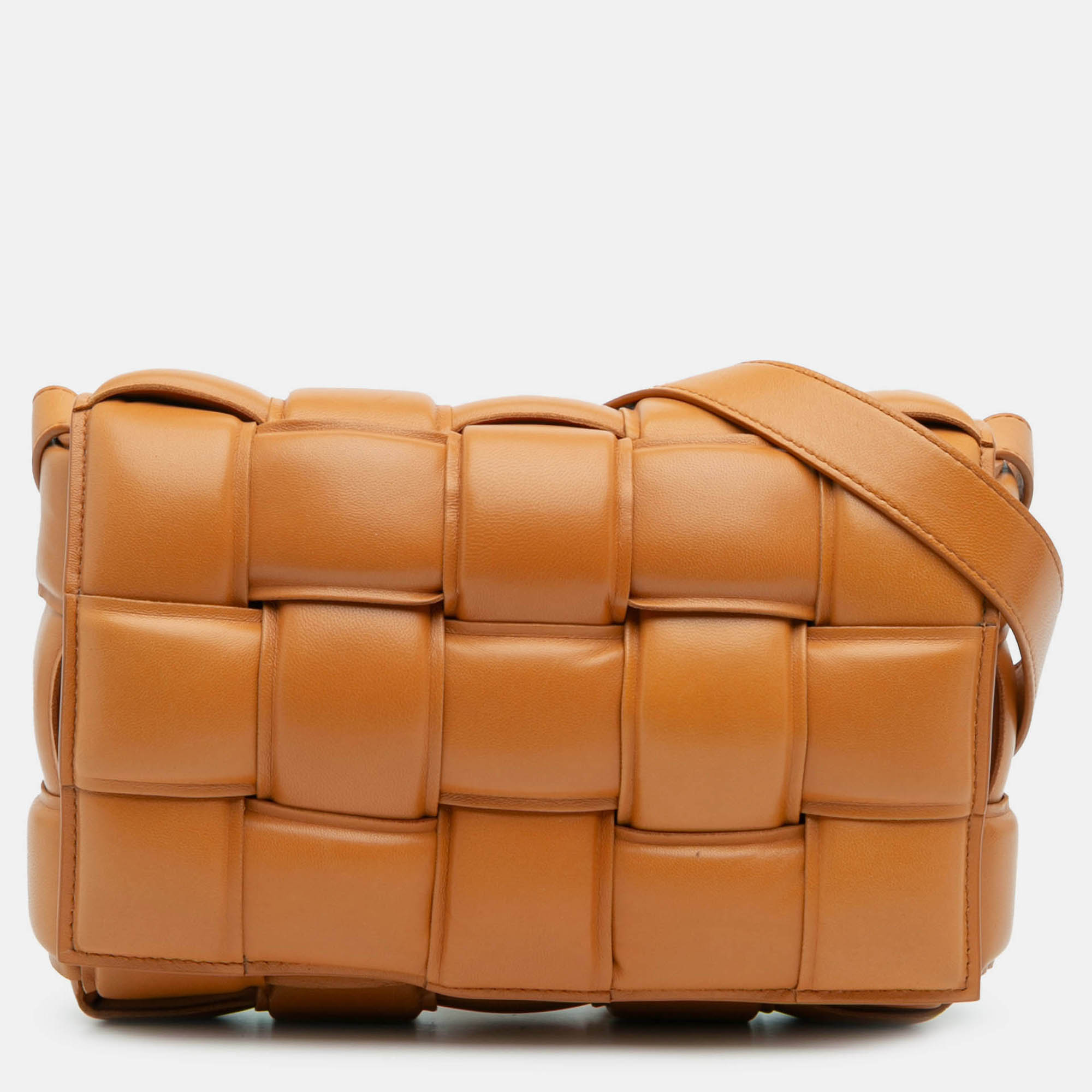 

Bottega Veneta Brown Nappa Intrecciato Padded Cassette Crossbody