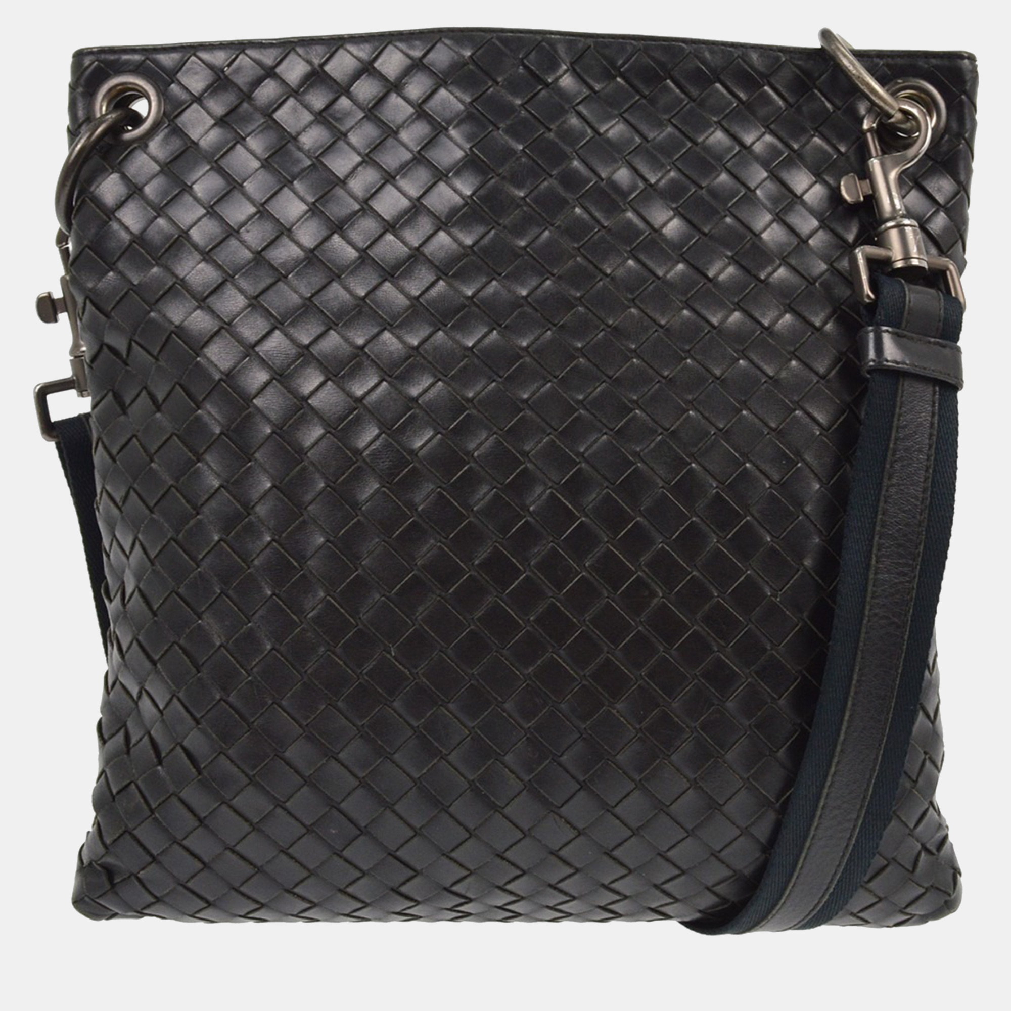 

Bottega Veneta Black Intrecciato Shoulder Bag
