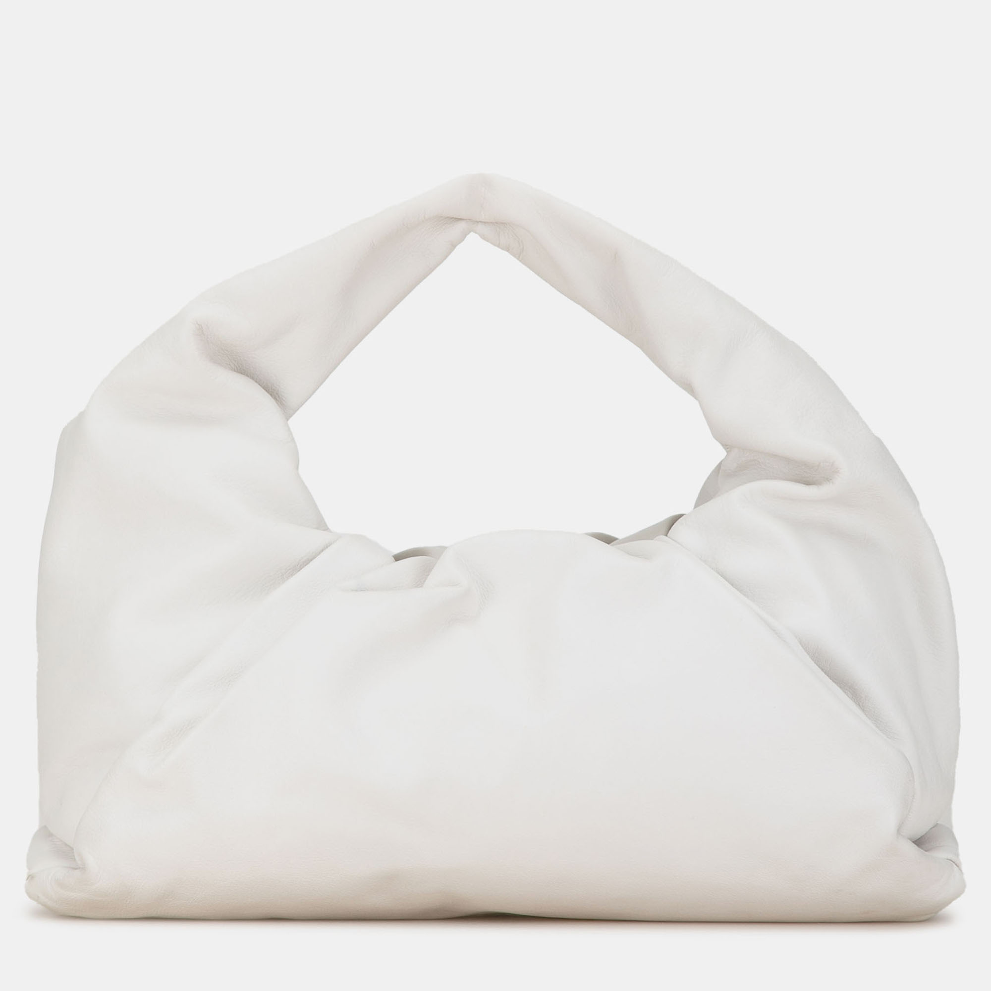 

Bottega Veneta White Lambskin The Shoulder Pouch