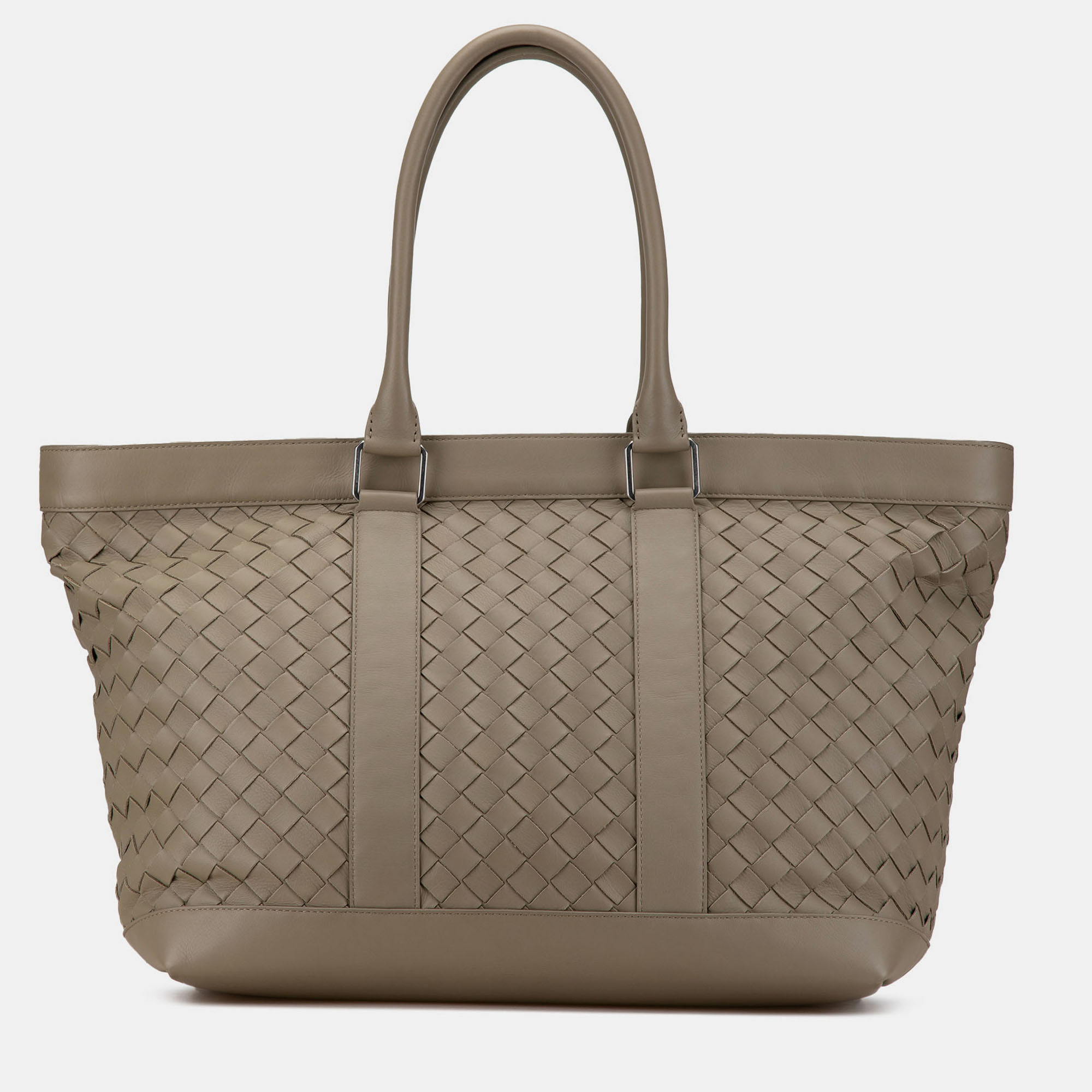 

Bottega Veneta Brown Nappa Intrecciato Tote
