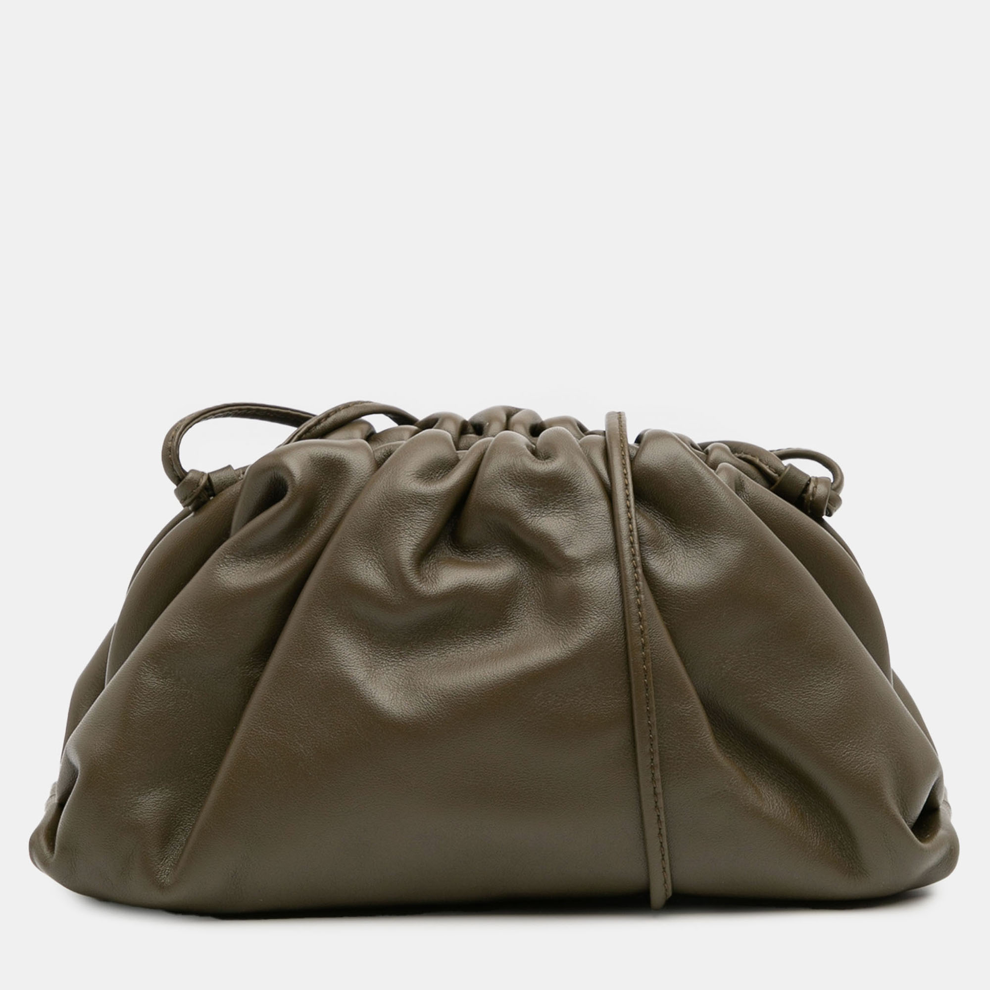 

Bottega Veneta Brown Lambskin The Mini Pouch Crossbody