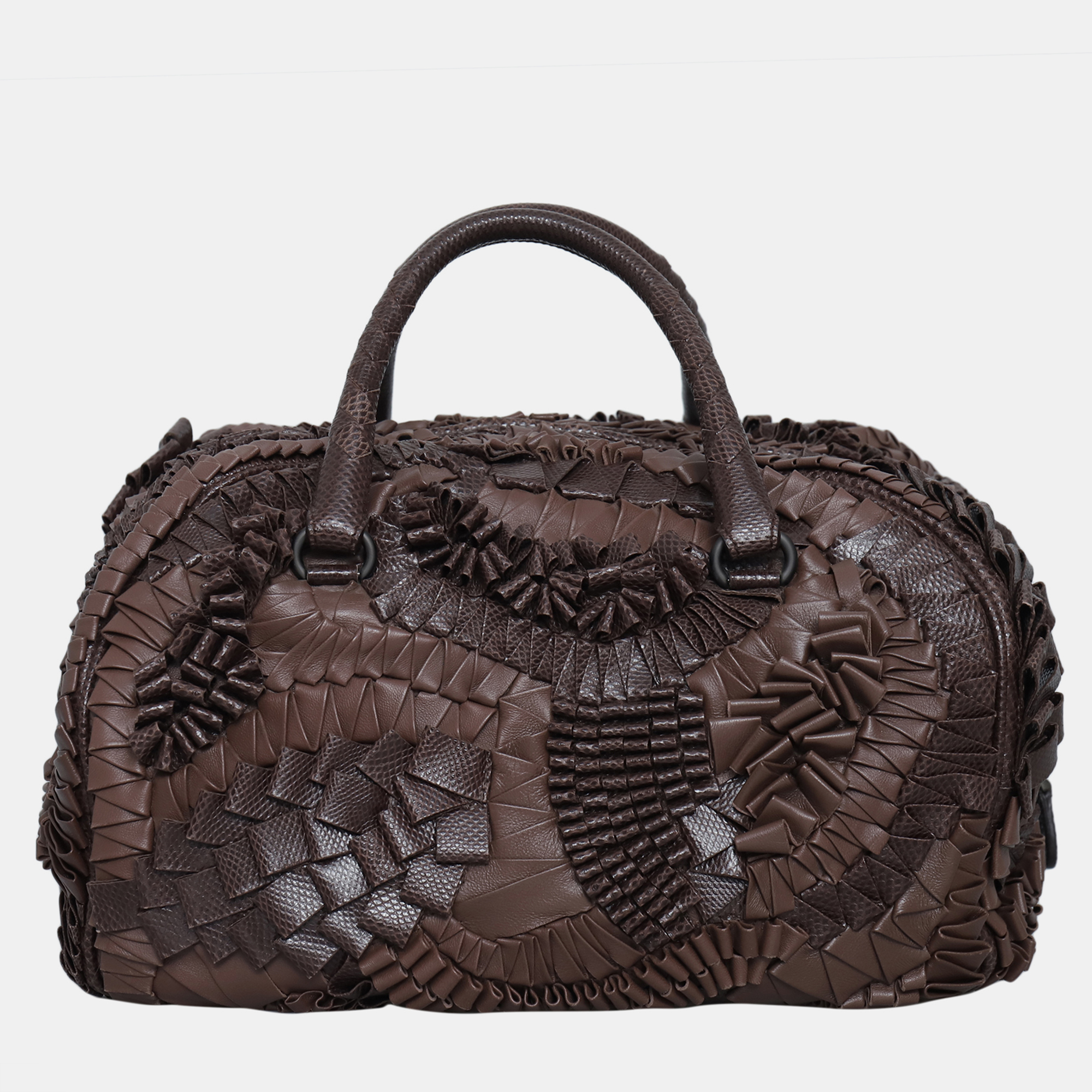 

Bottega Veneta Intrecciato Karung San Marco Bag, Brown