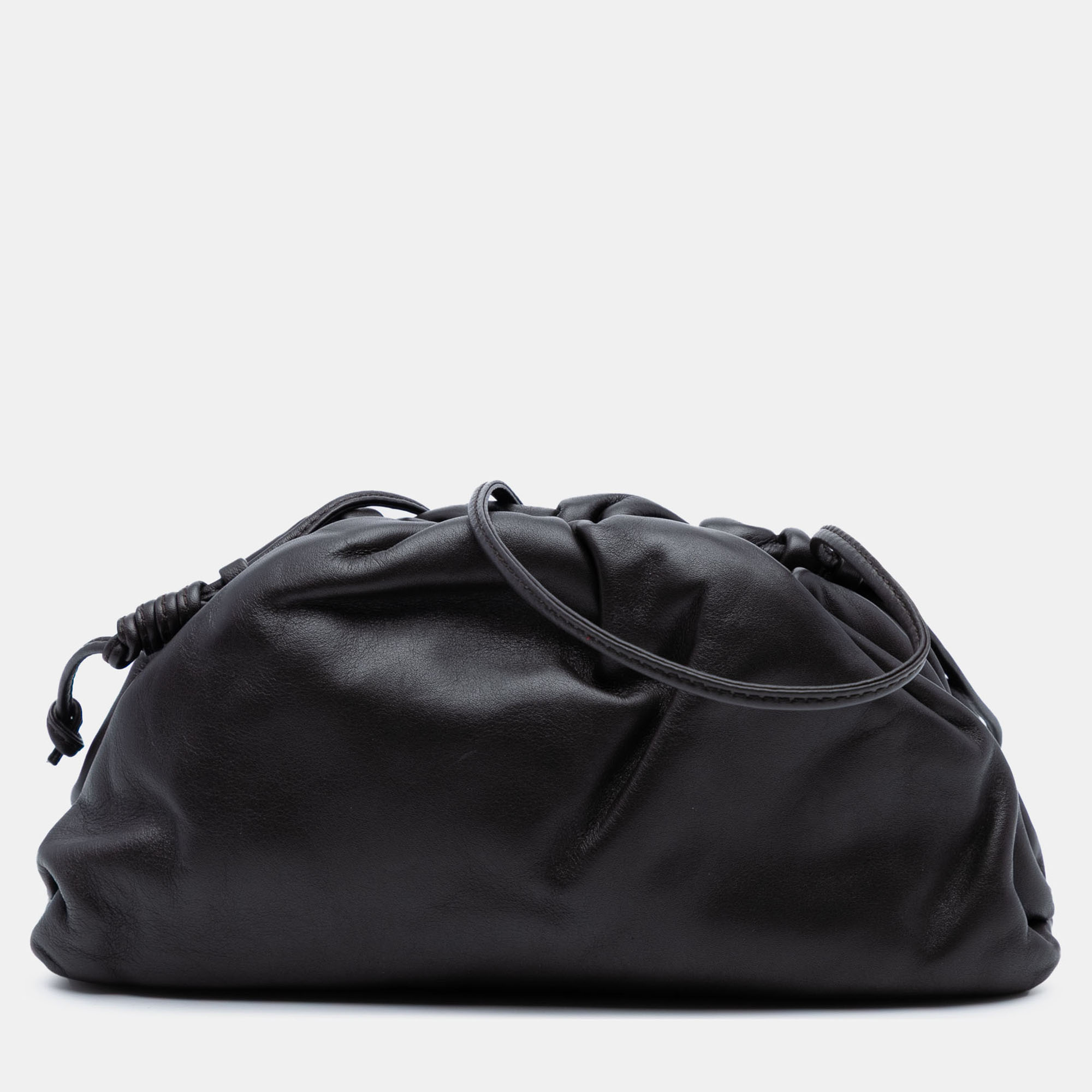 

Bottega Veneta Black Lambskin The Mini Pouch Crossbody