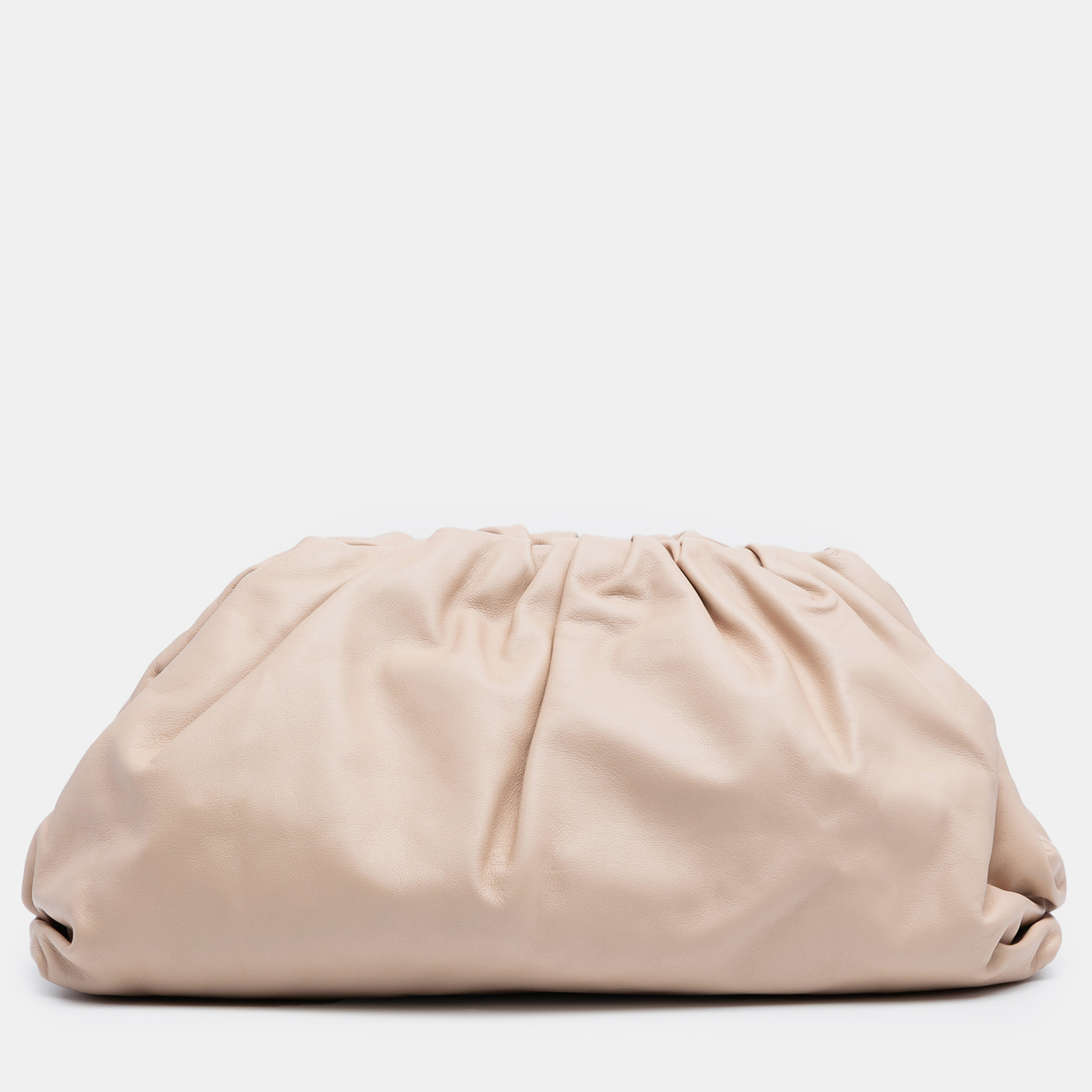 

Bottega Veneta Beige Brown Lambskin The Pouch