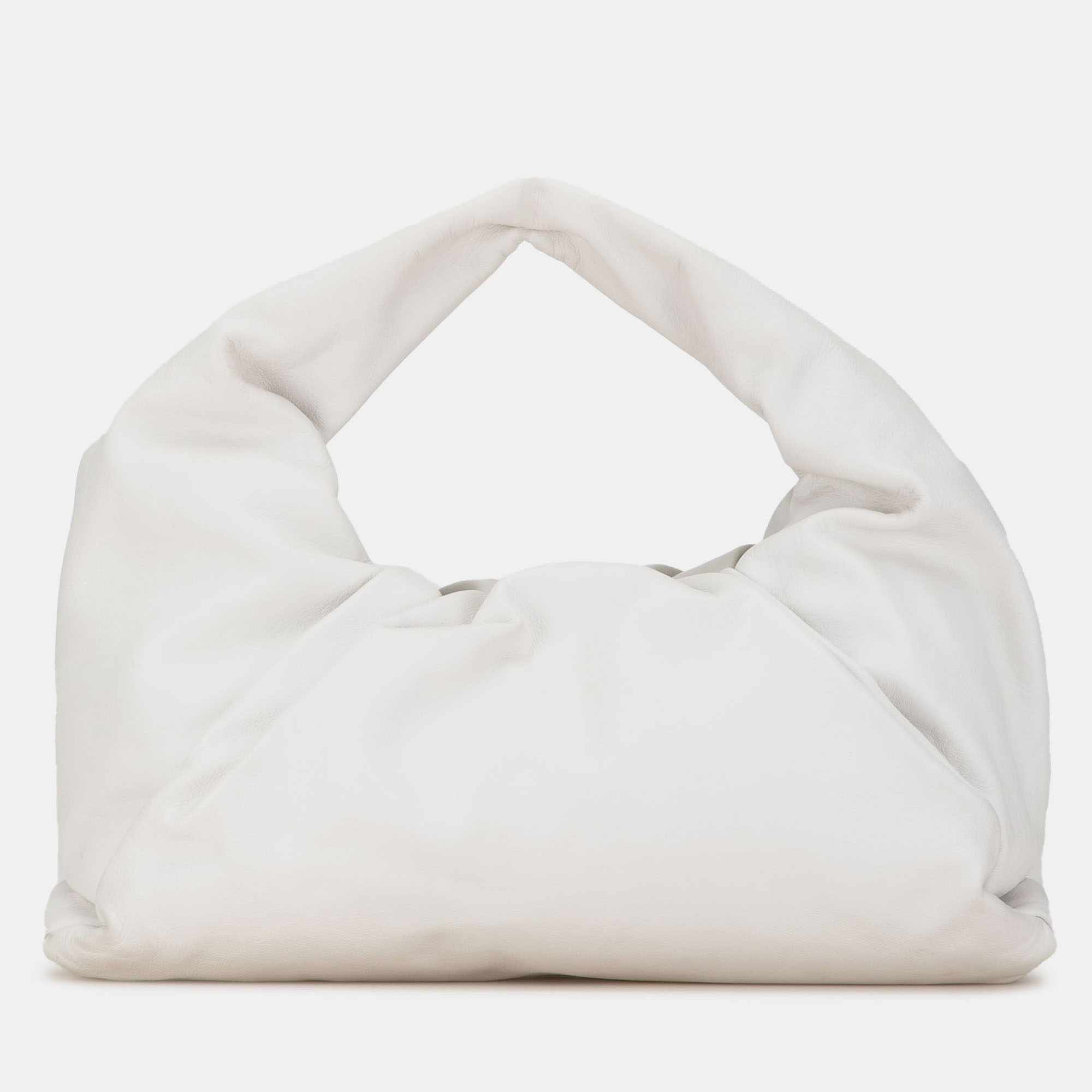 

Bottega Veneta White Lambskin The Shoulder Pouch