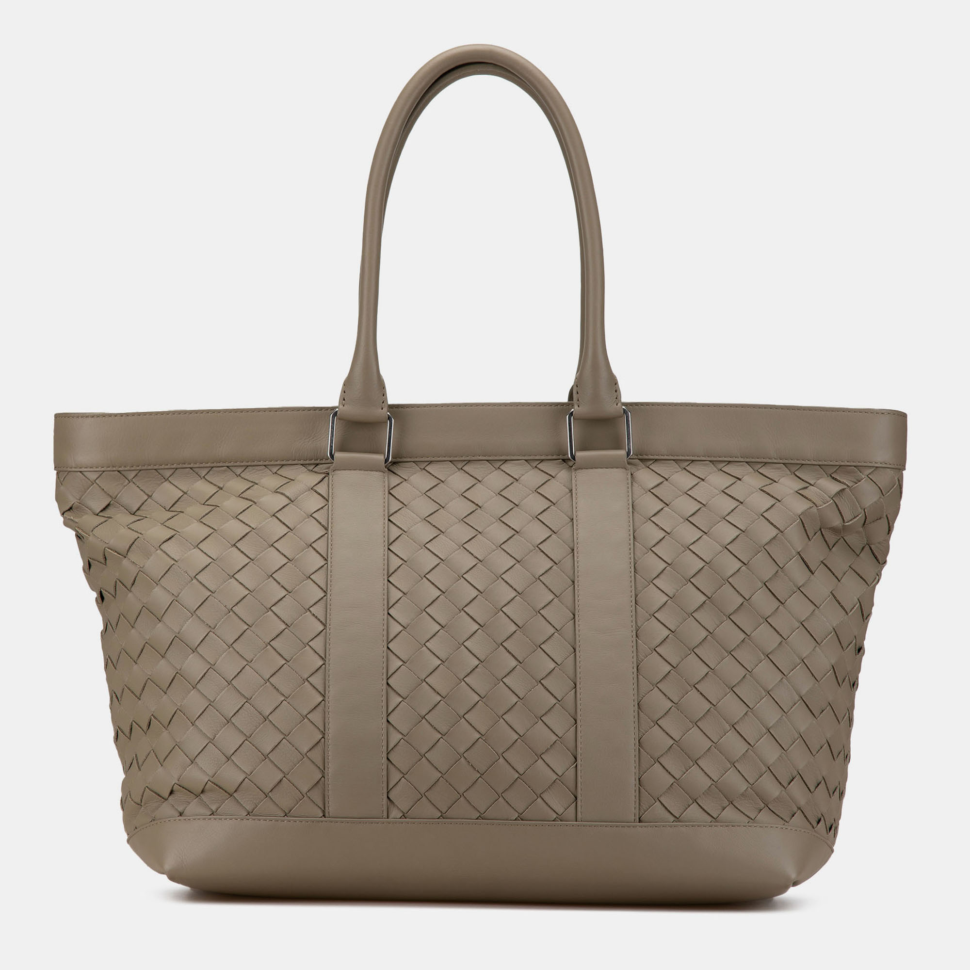 

Bottega Veneta Brown Nappa Intrecciato Tote