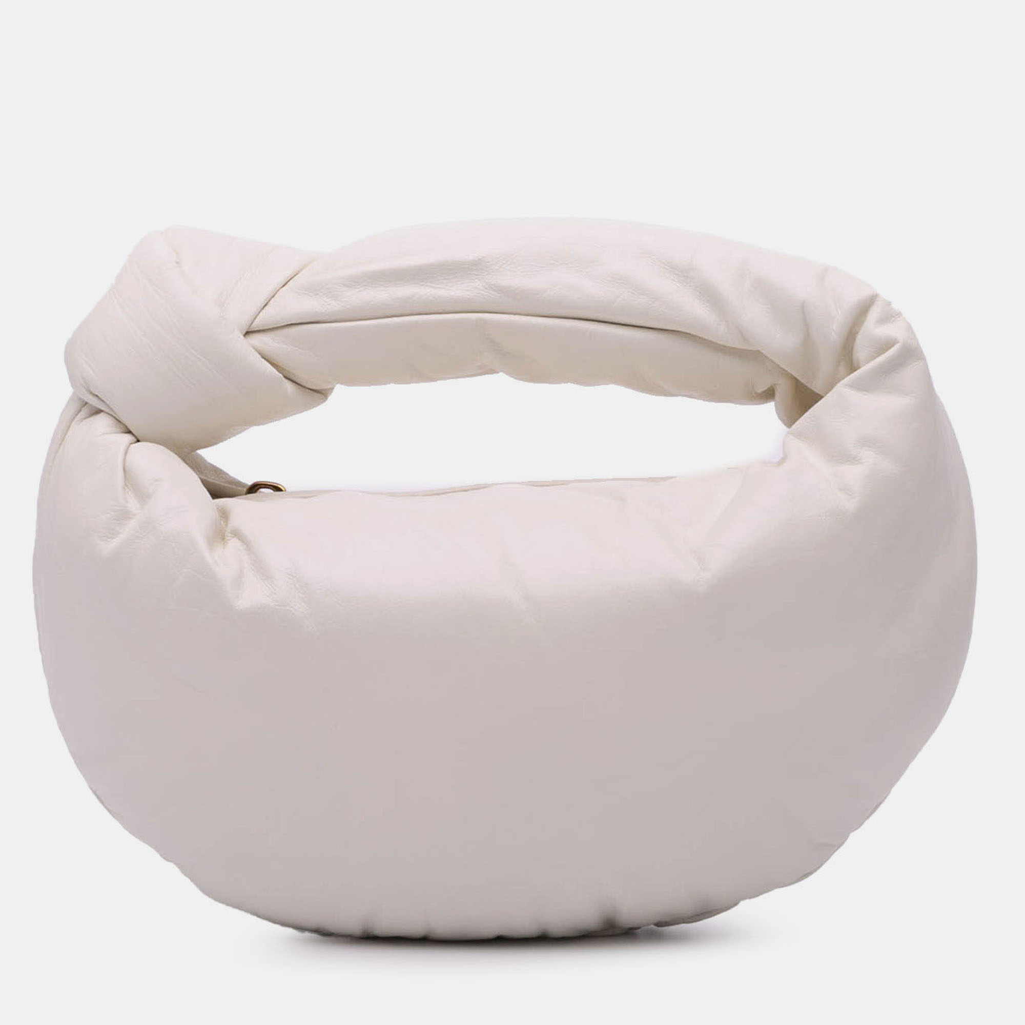 

Bottega Veneta White Mini Nappa Puffy Jodie