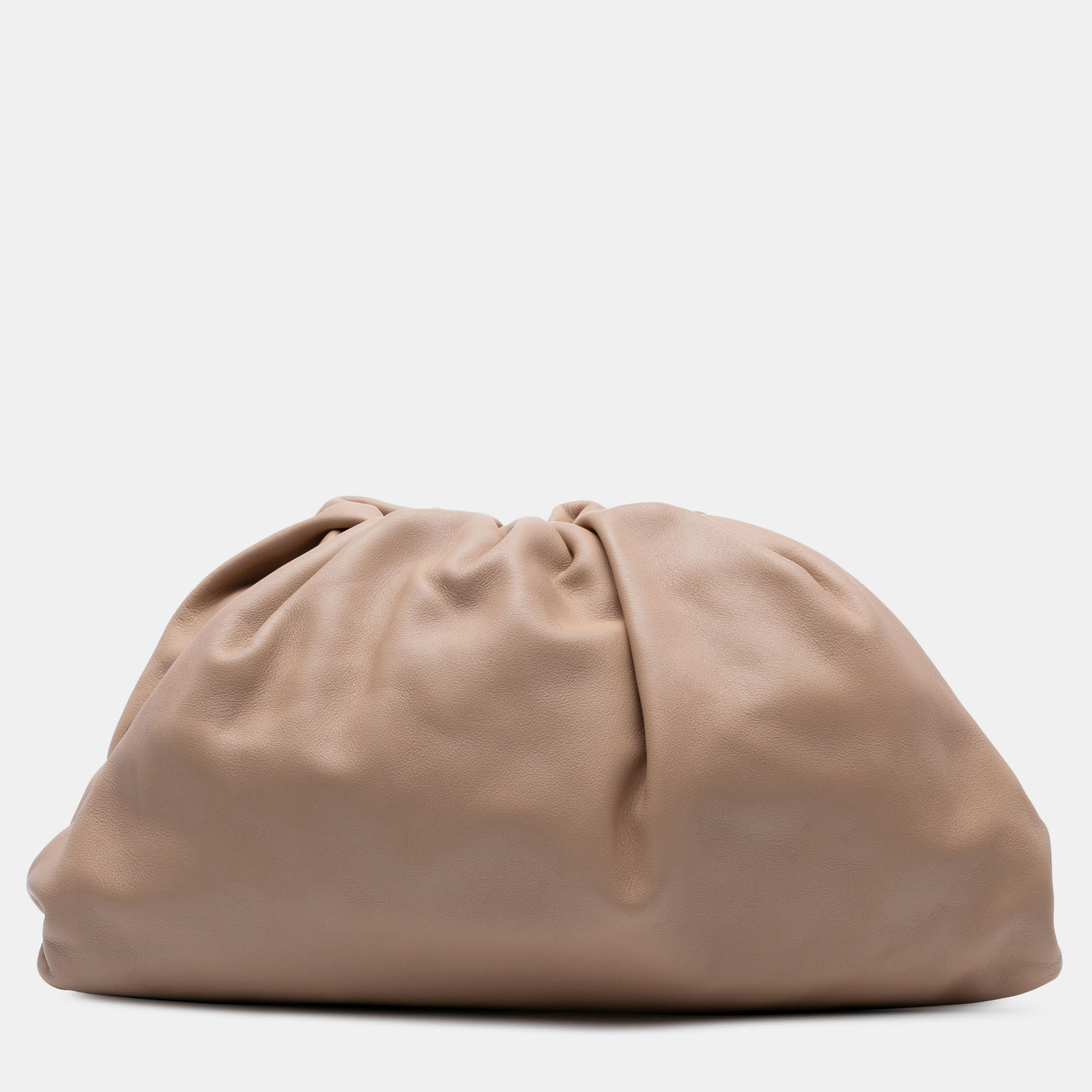 Pre-owned Bottega Veneta Brown Lambskin The Pouch