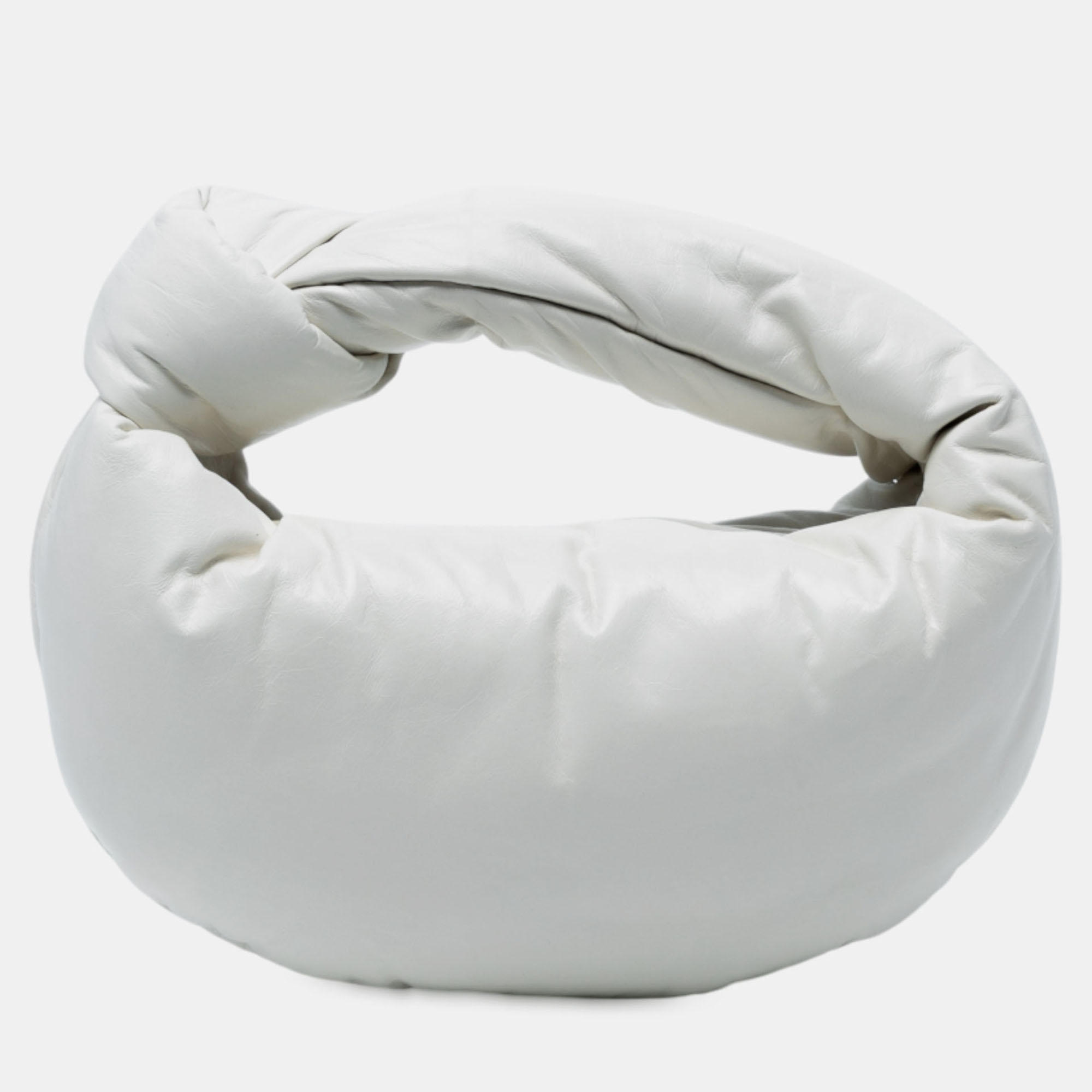 

Bottega Veneta White Mini Nappa Puffy Jodie