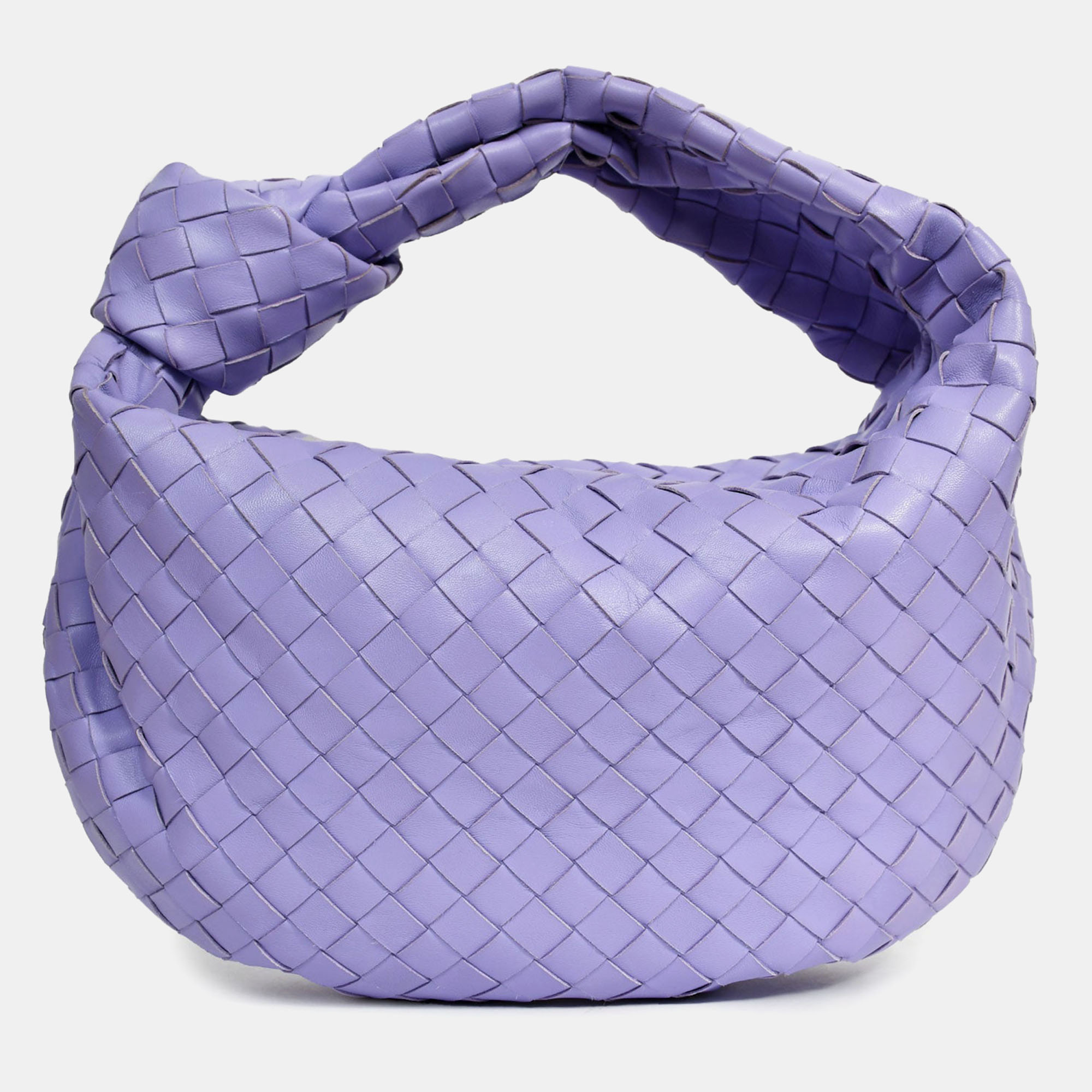 

Bottega Veneta Purple Intrecciato Leather Teen Jodie Shoulder Bag