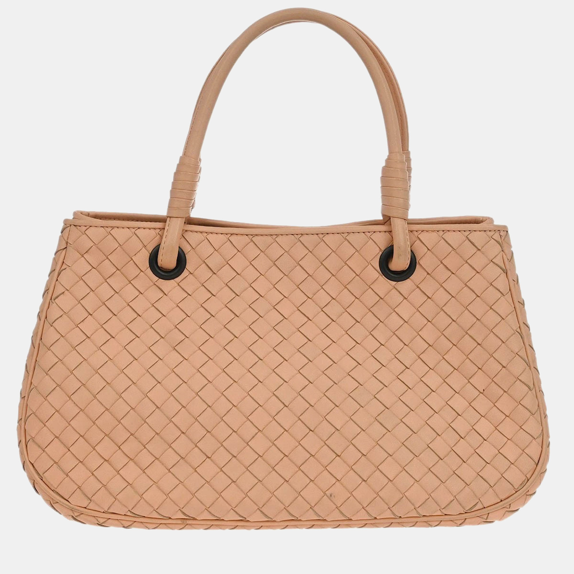 

Bottega Veneta Light Pink Intrecciato Tote Handbag