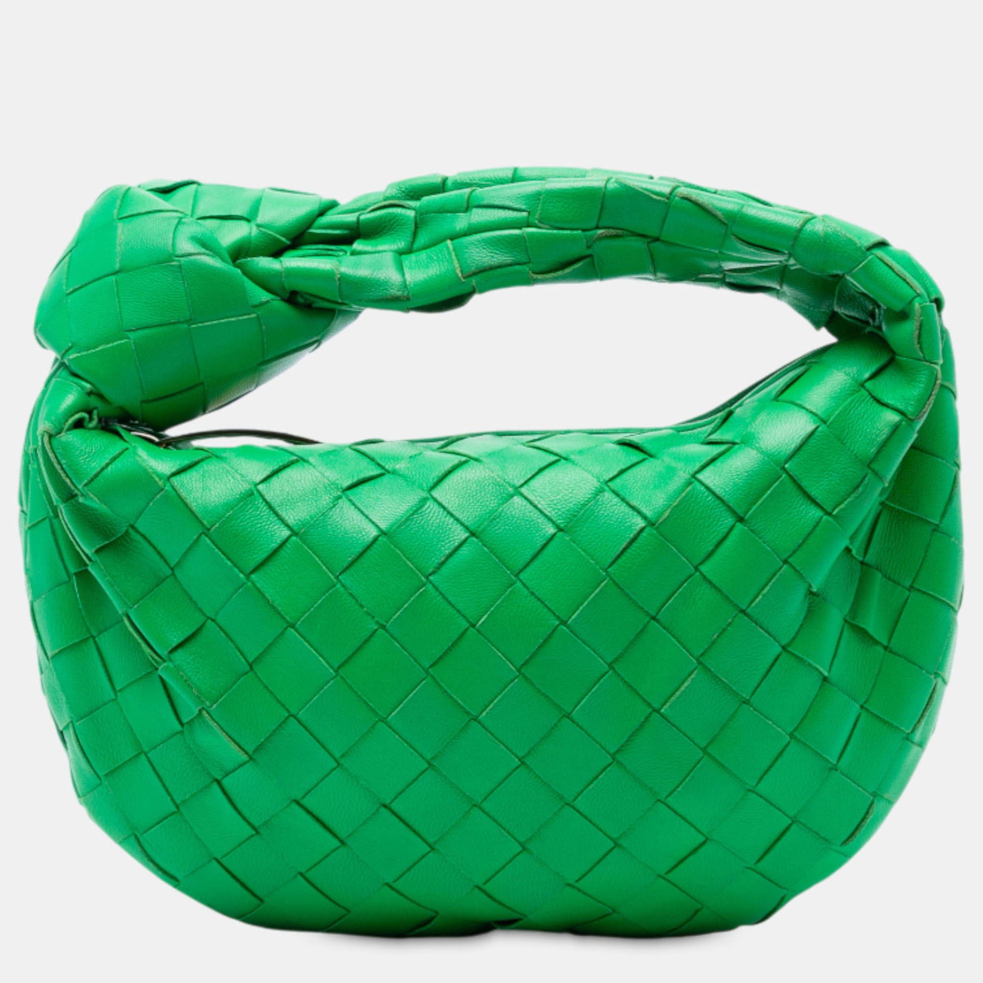 

Bottega Veneta Green Mini Nappa Intrecciato Jodie