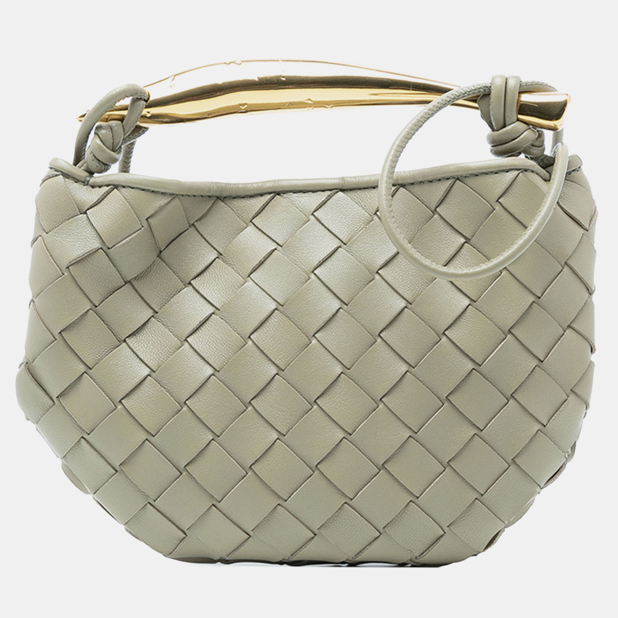 

Bottega Veneta Brown Baby Lambskin Intrecciato Sardine