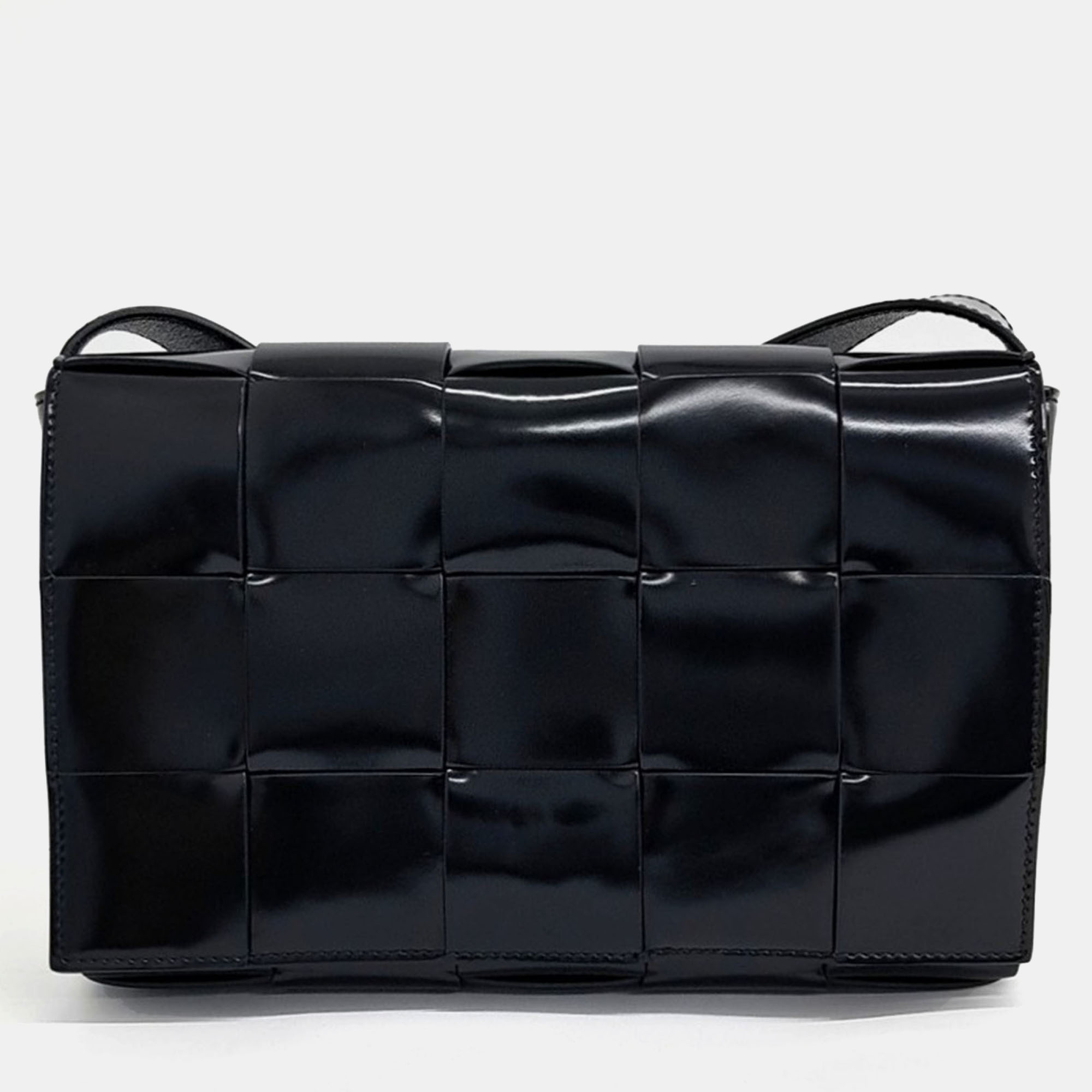 

Bottega Veneta Black Leather Cassette Bag