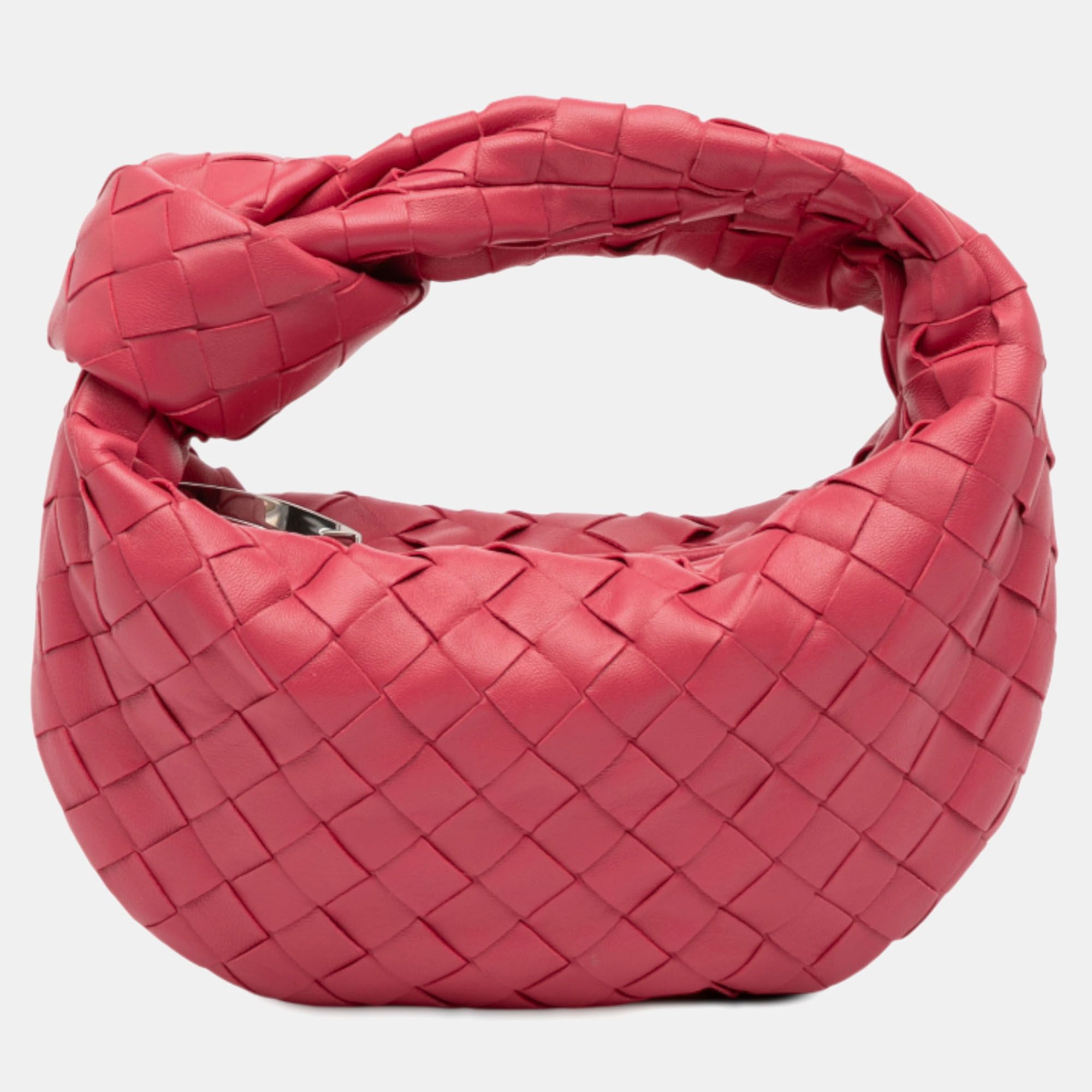 

Bottega Veneta Pink Mini Nappa Intrecciato Jodie