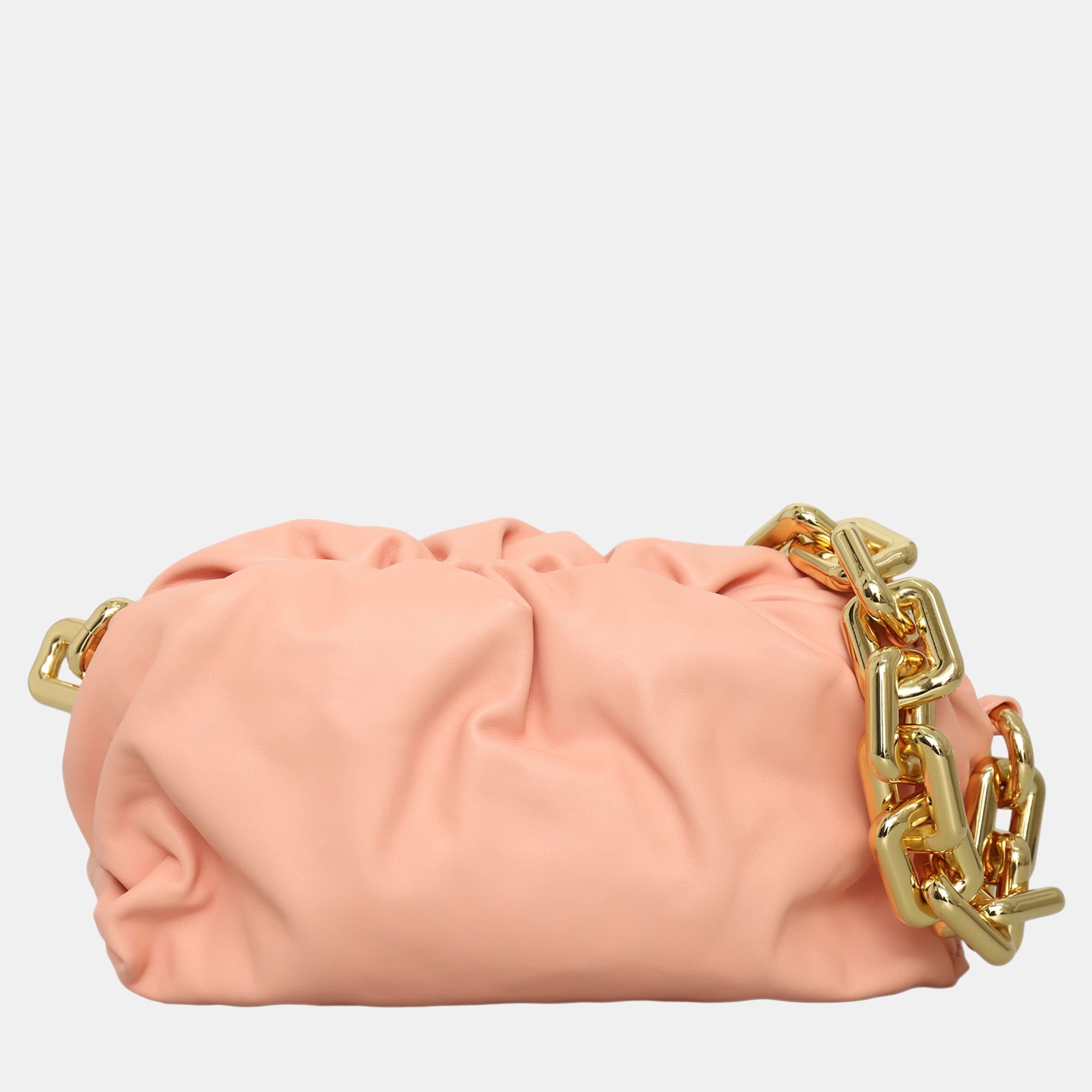 

Bottega Veneta Pink Calf Pouch With Chain