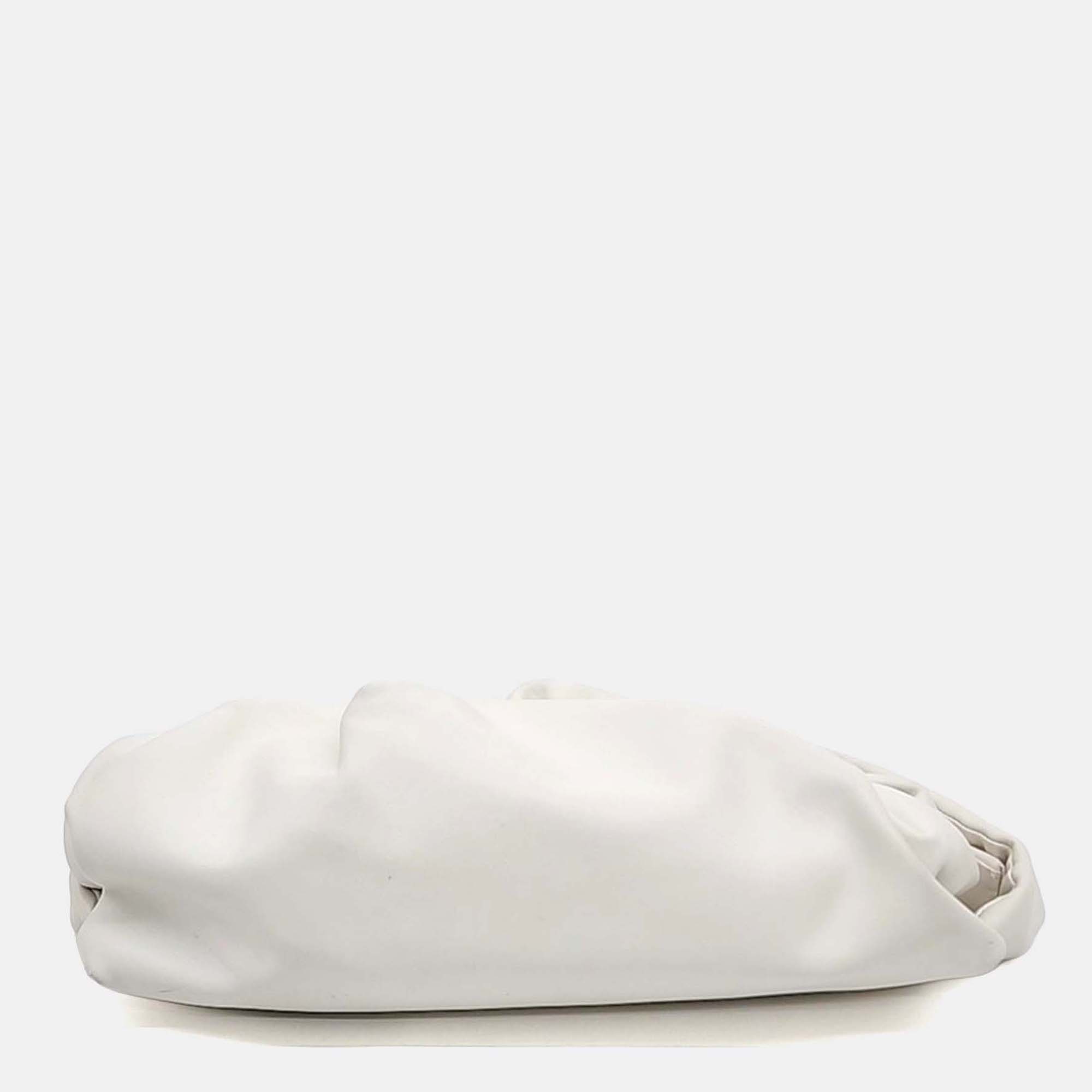 

Bottega Veneta White Leather Belt Bag